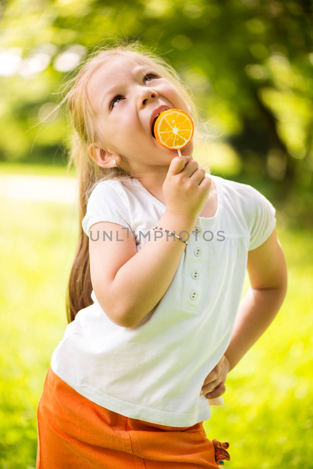 Little Girl With Lollipop by MilanMarkovic78