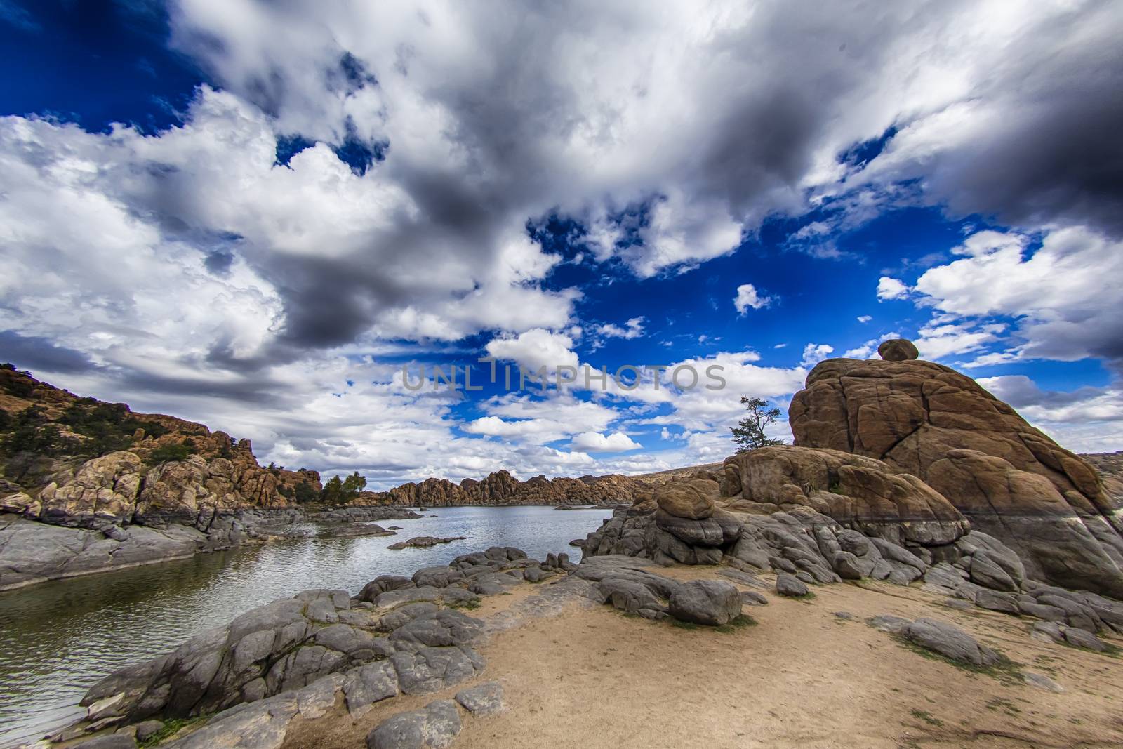 Lake views in the Arizona desert