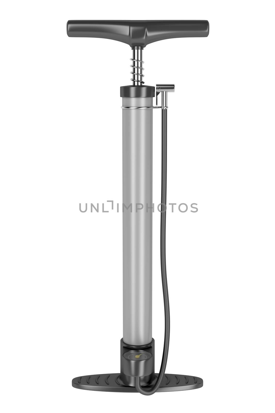 Air pump on white background