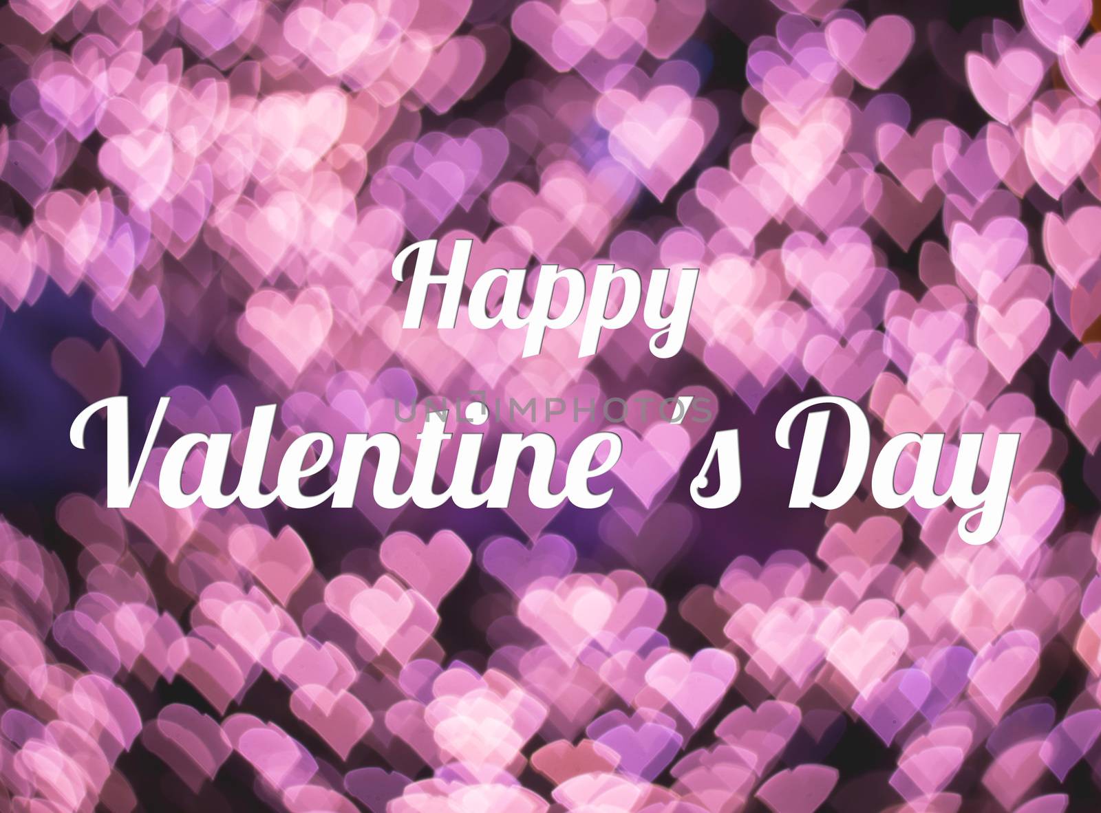 Valentine's day background with hearts by powerbeephoto