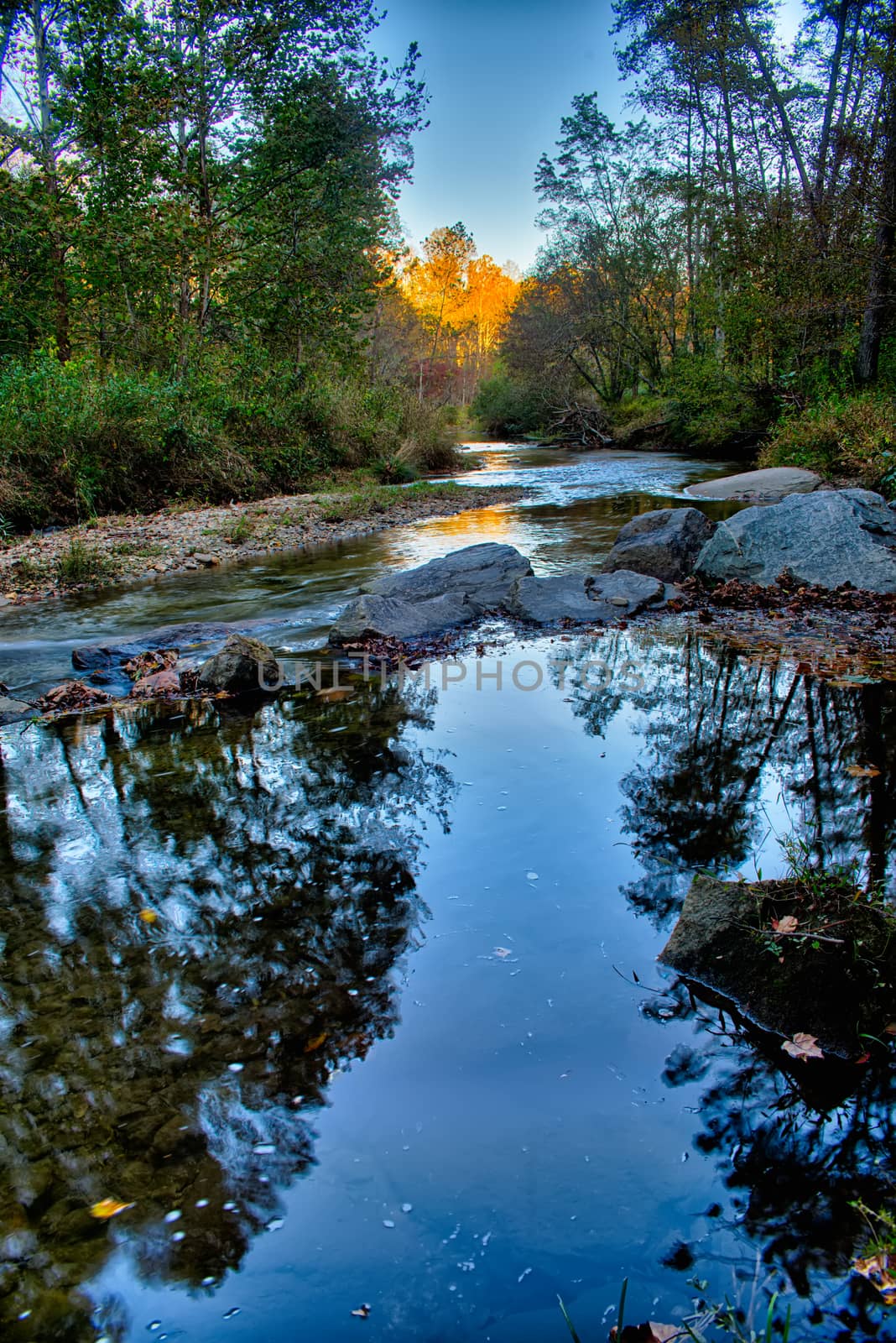 stone mountain north carolina scenery during autumn season by digidreamgrafix