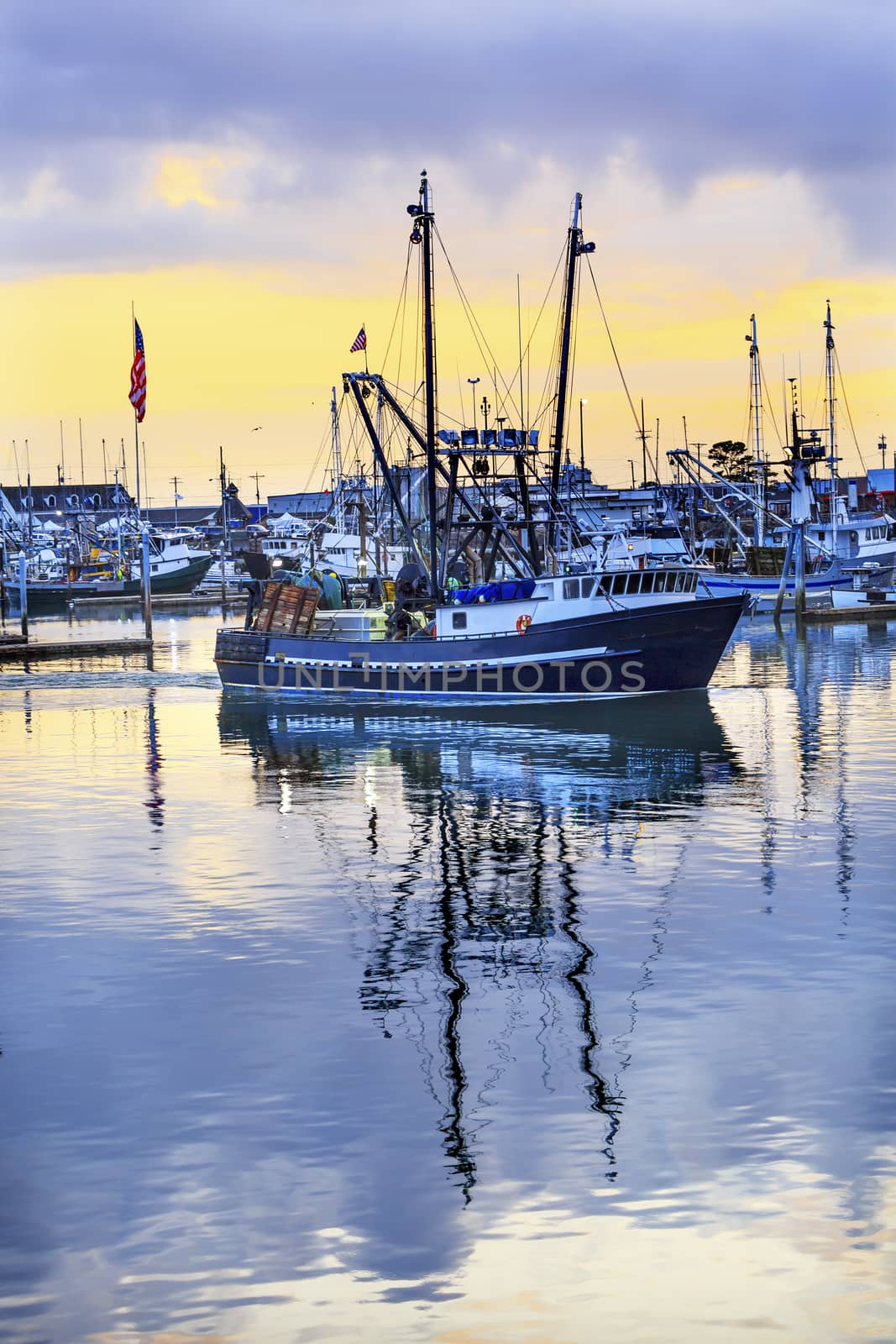 Large Fishing Boat Westport Grays Harbor Washington State by bill_perry