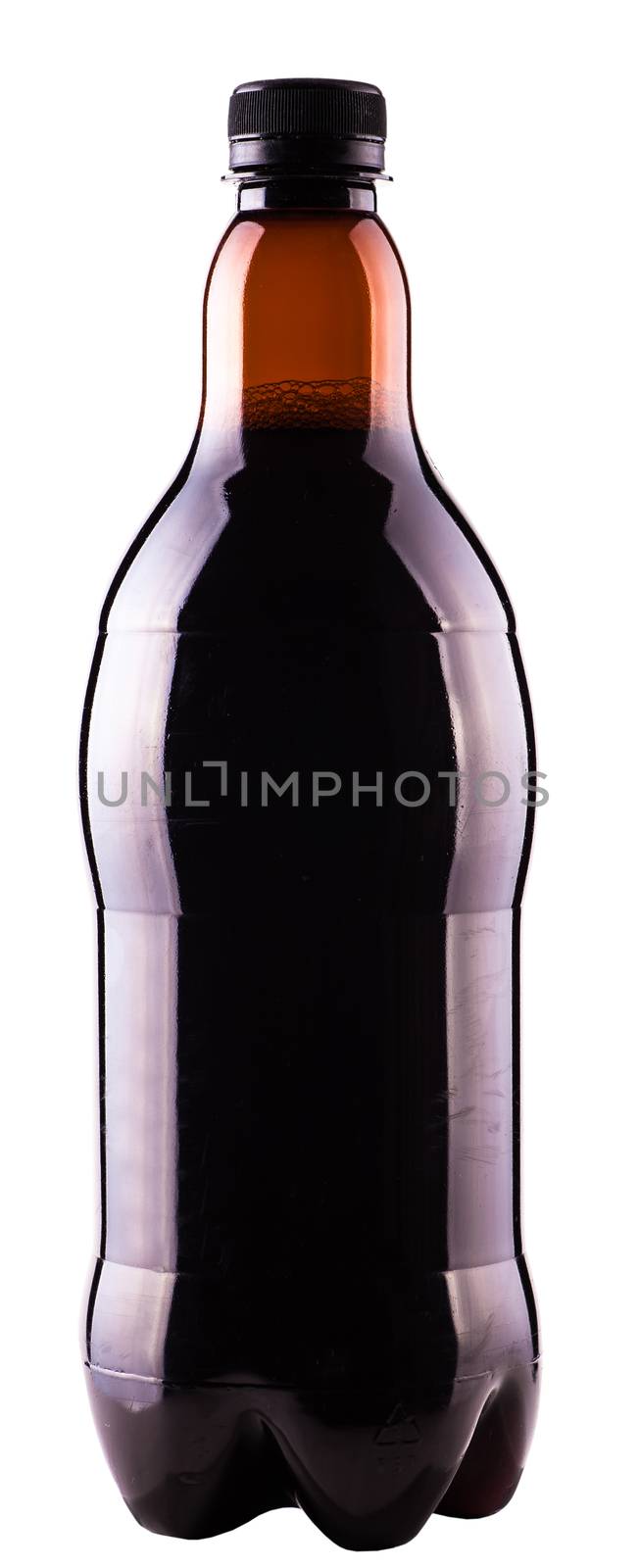 dark beer in a plastic bottle  by MegaArt