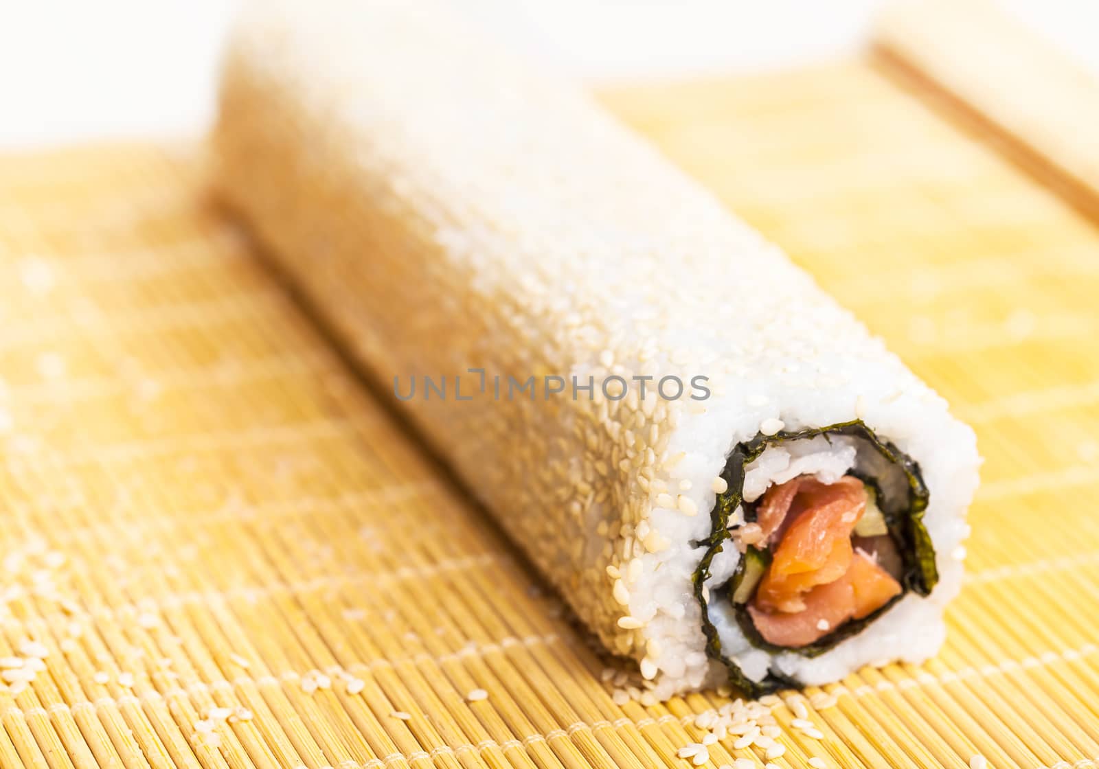 fresh cooked rolls close-up on a wooden board