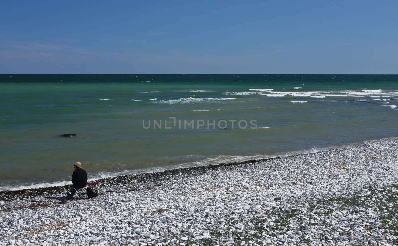 Scene from Sangstrup Klint in Denmark