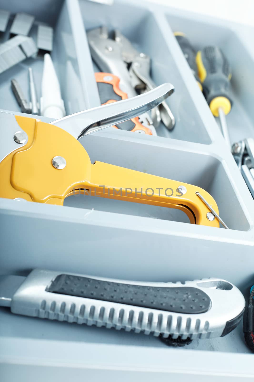 stationery for workers repair industry in the set