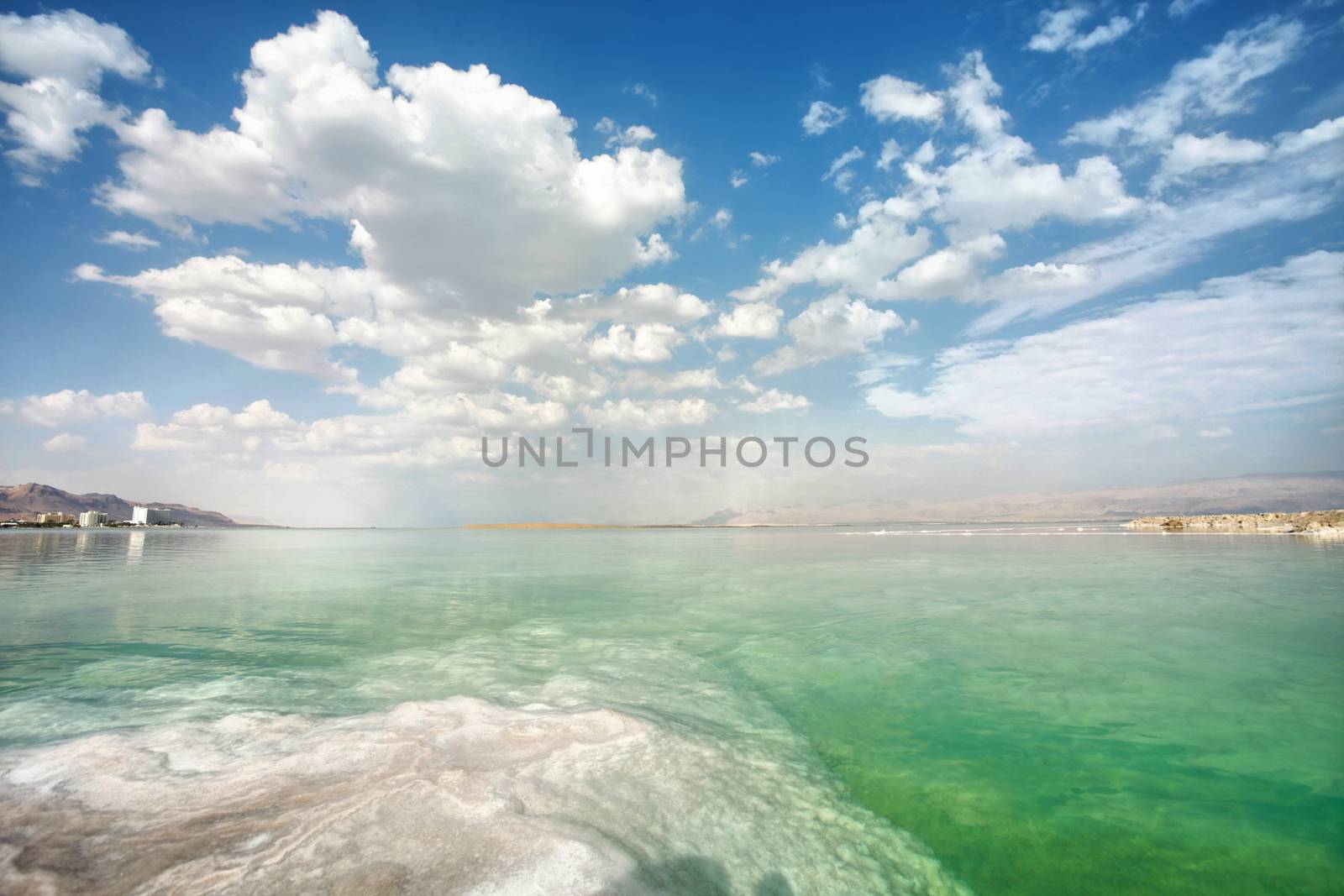 nice Dead Sea landscape on a summer day