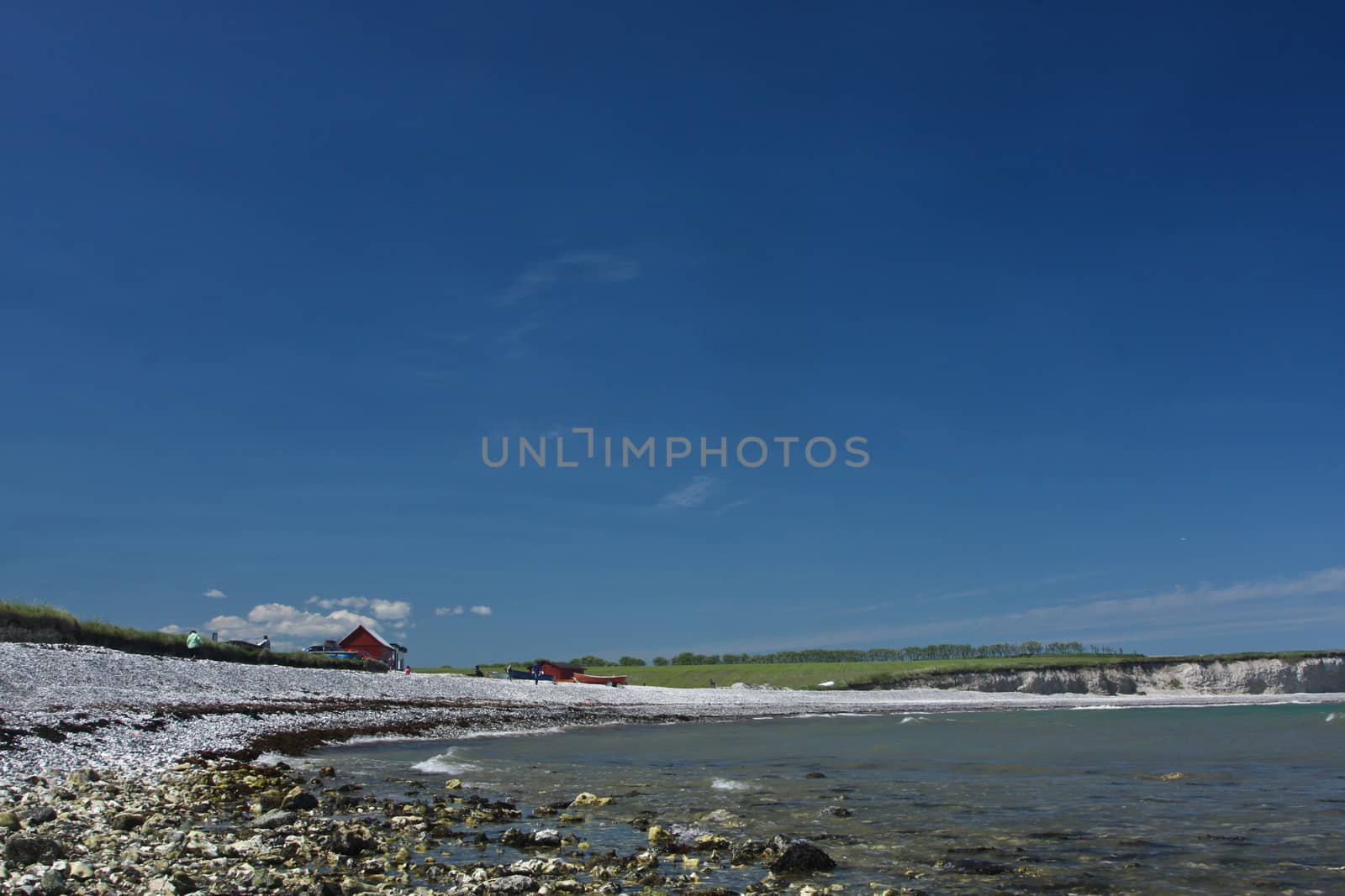 Scene from Sangstrup Klint in Denmark