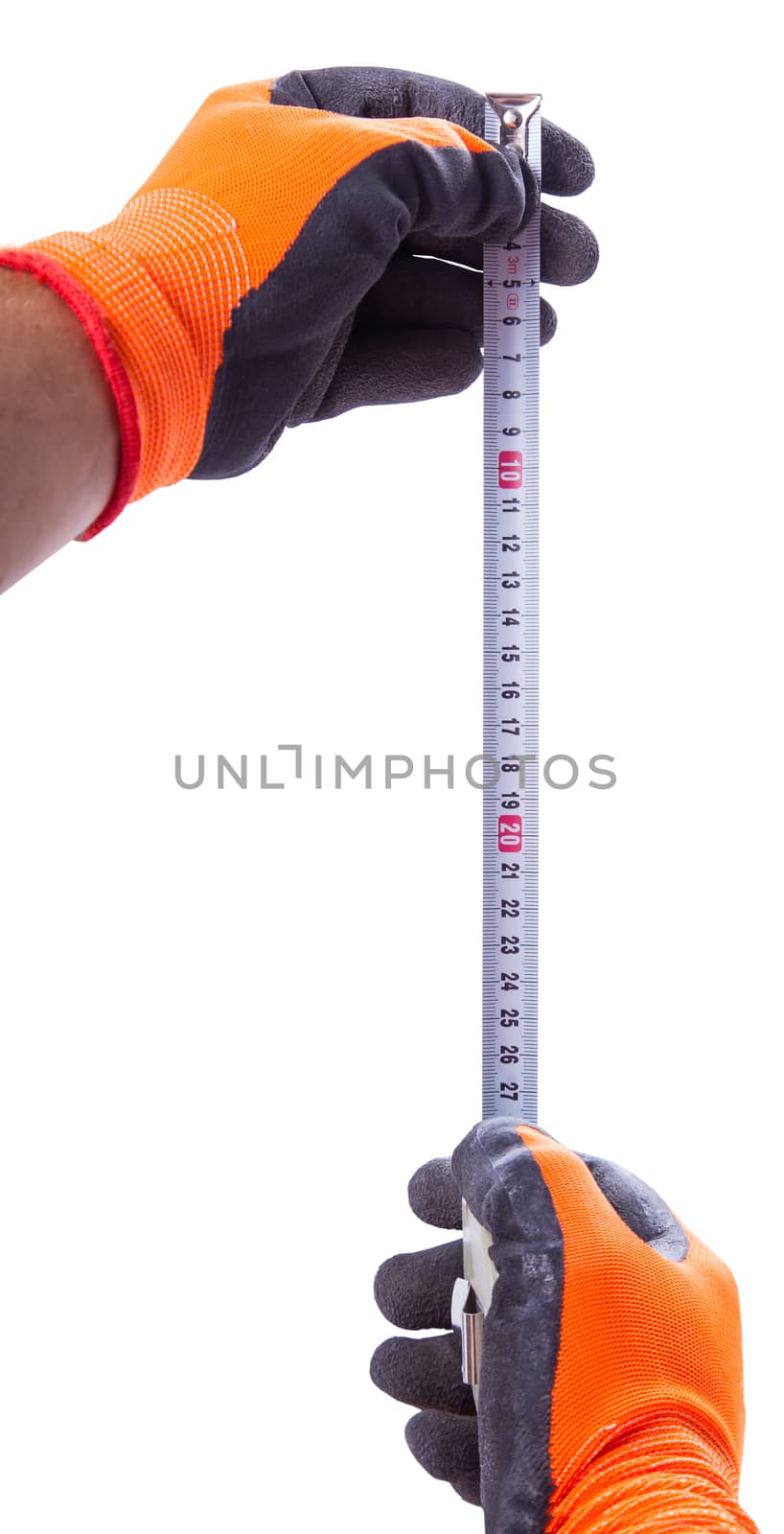  hands gloves keep roulette isolated a white background