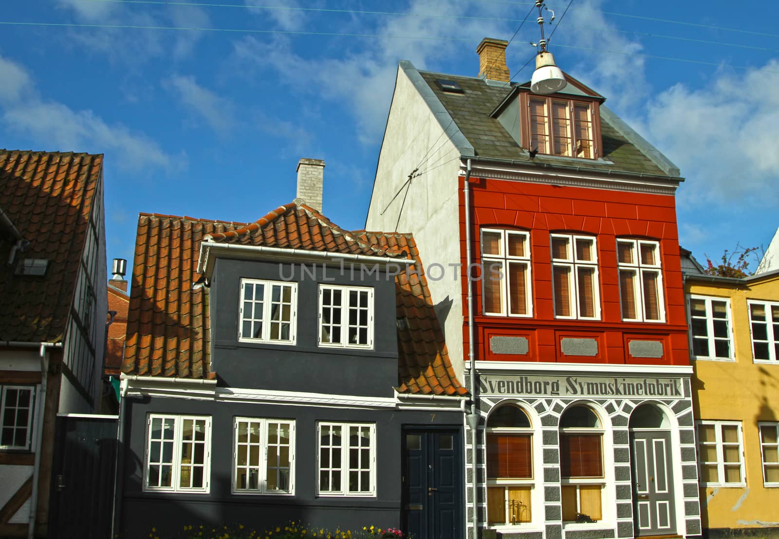 Svenborg in the Fyn island in Denmark