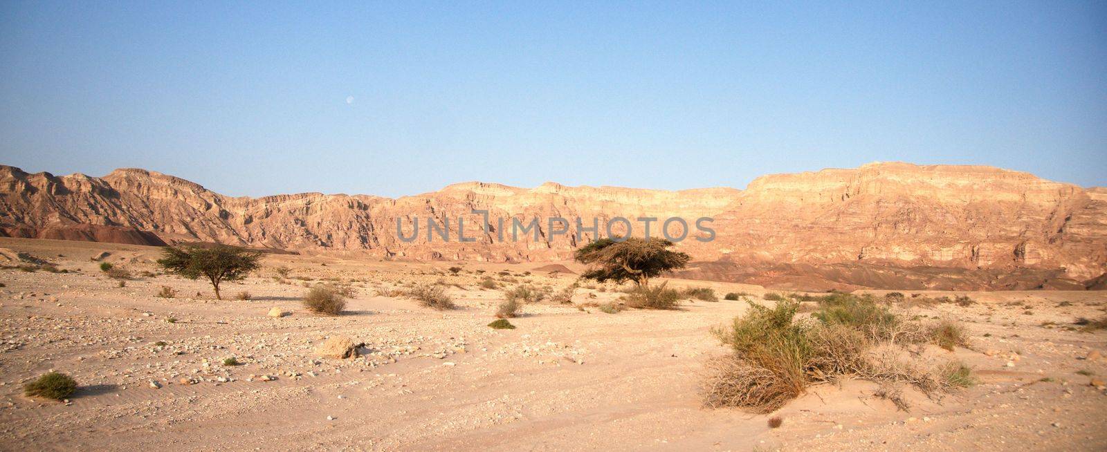 Timna geological park for tourists in Israel