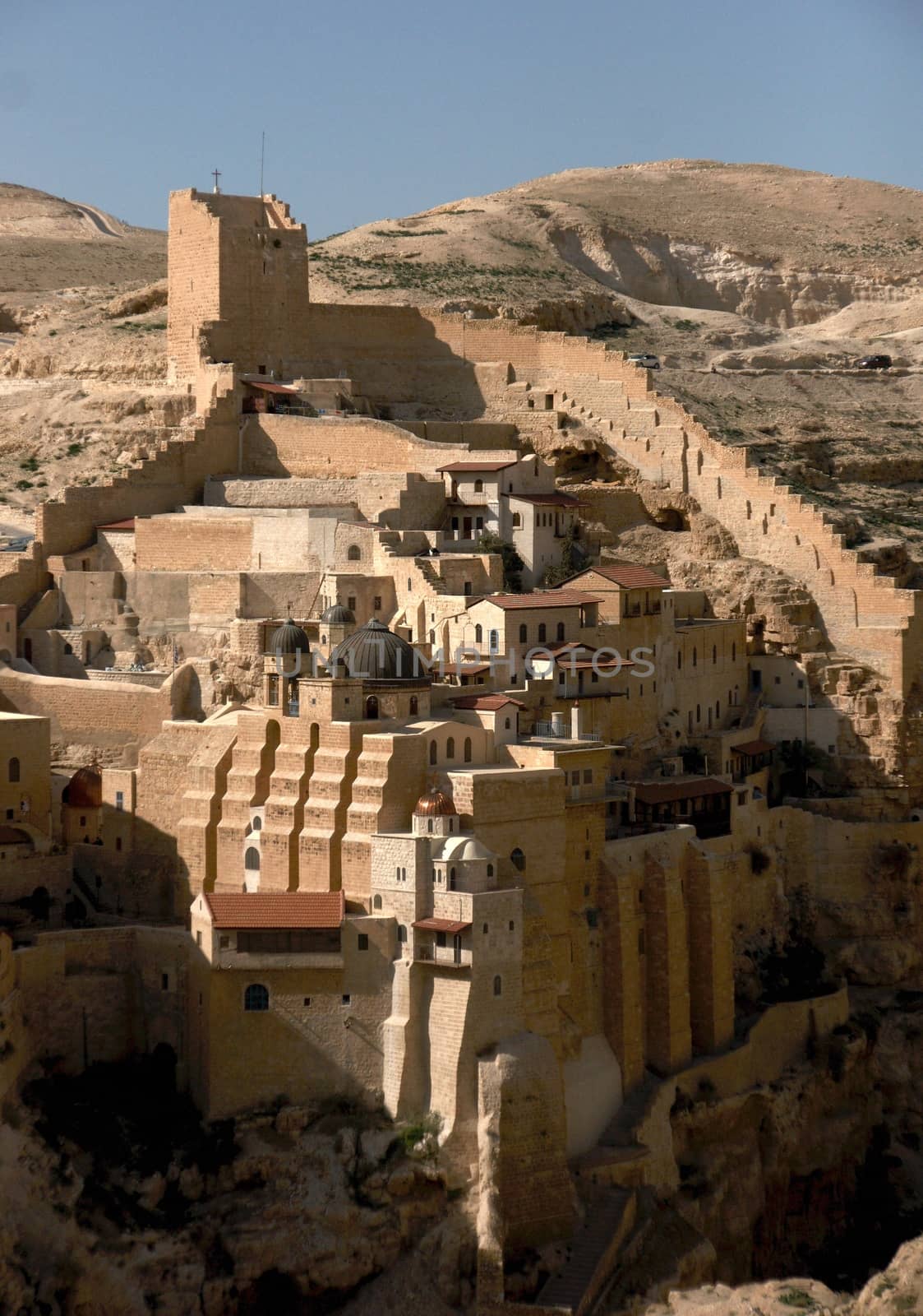 marsaba orthodox monastery in judean desert - israel tourism