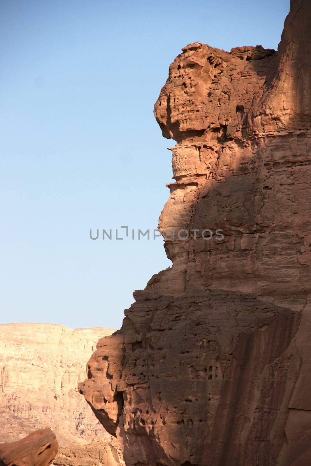 Timna geological park for tourists in Israel