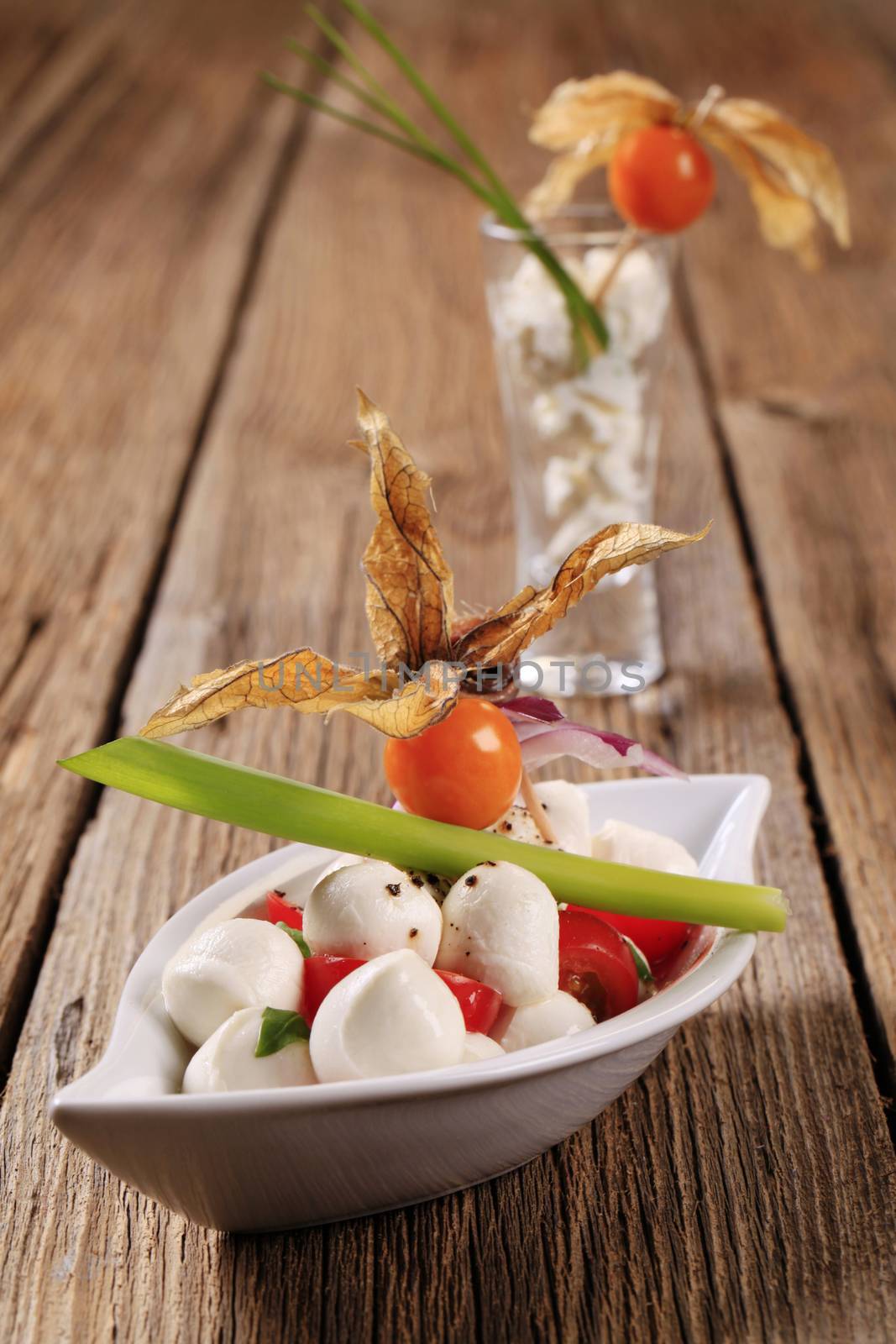 Bocconcini with tomatoes by Digifoodstock