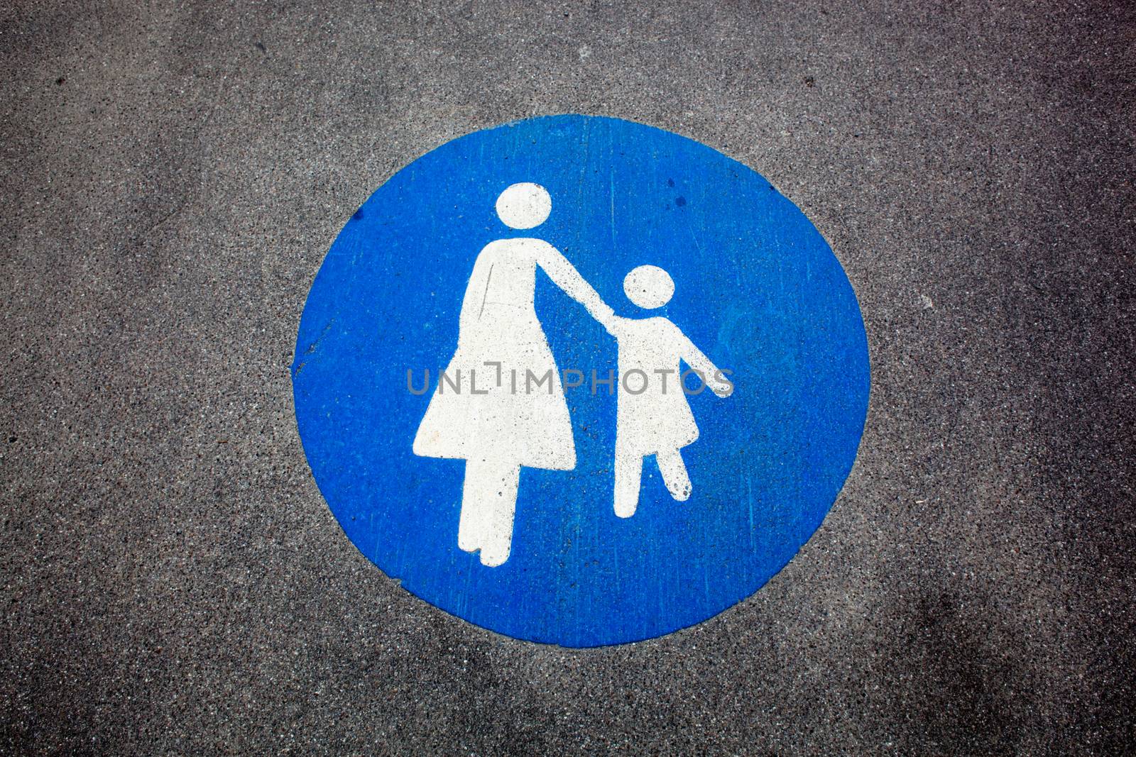 Pedestrian sign by Digifoodstock