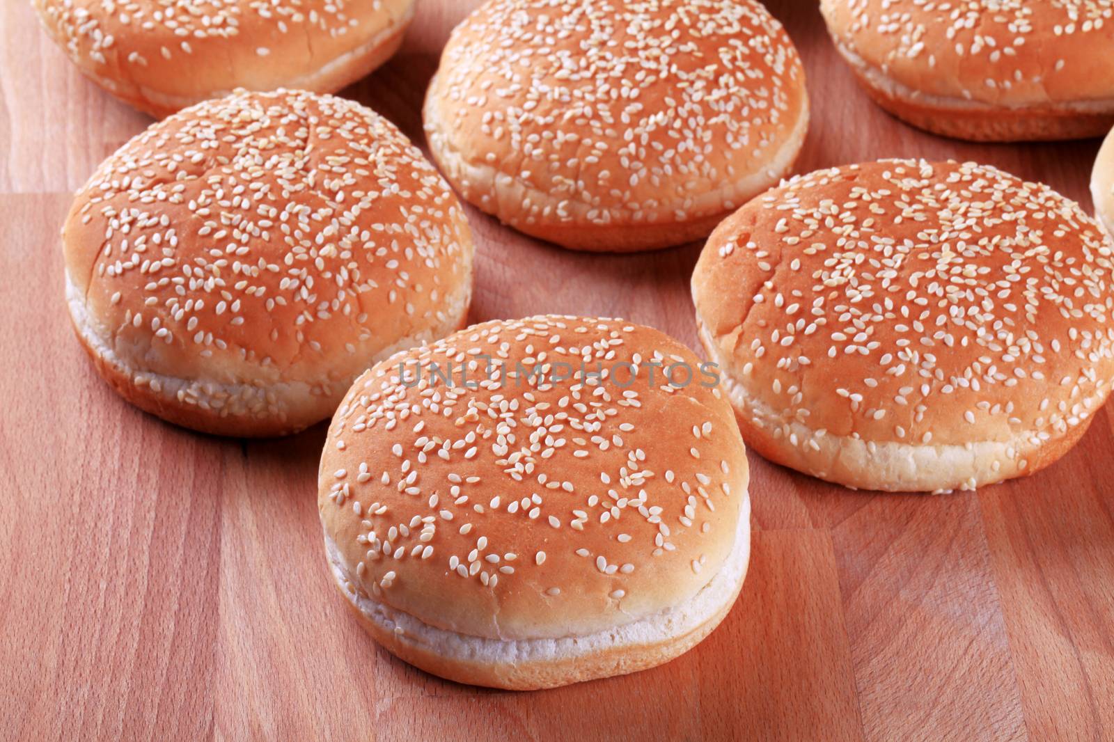 Sesame seed buns  by Digifoodstock
