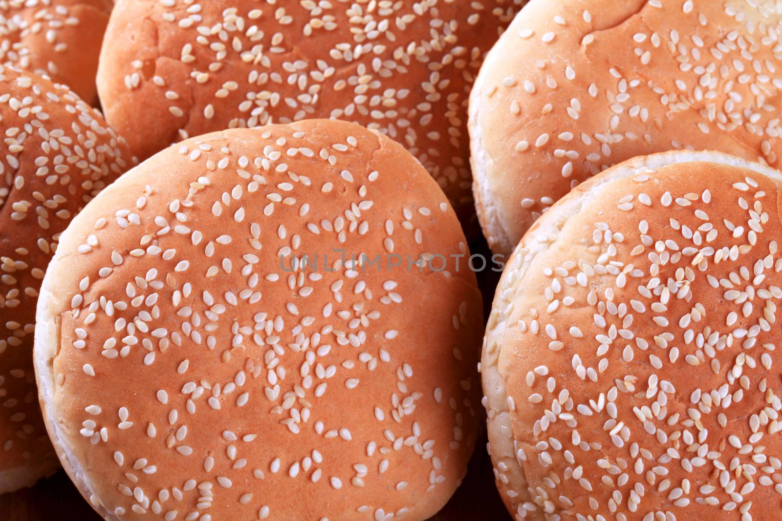 Sesame seed buns by Digifoodstock