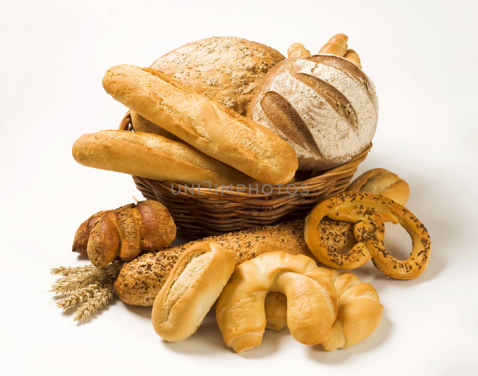 Various types of bread  by Digifoodstock