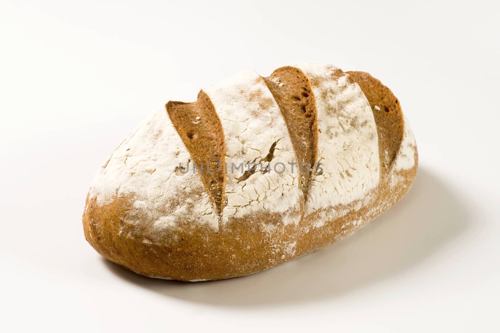 Loaf of fresh continental bread