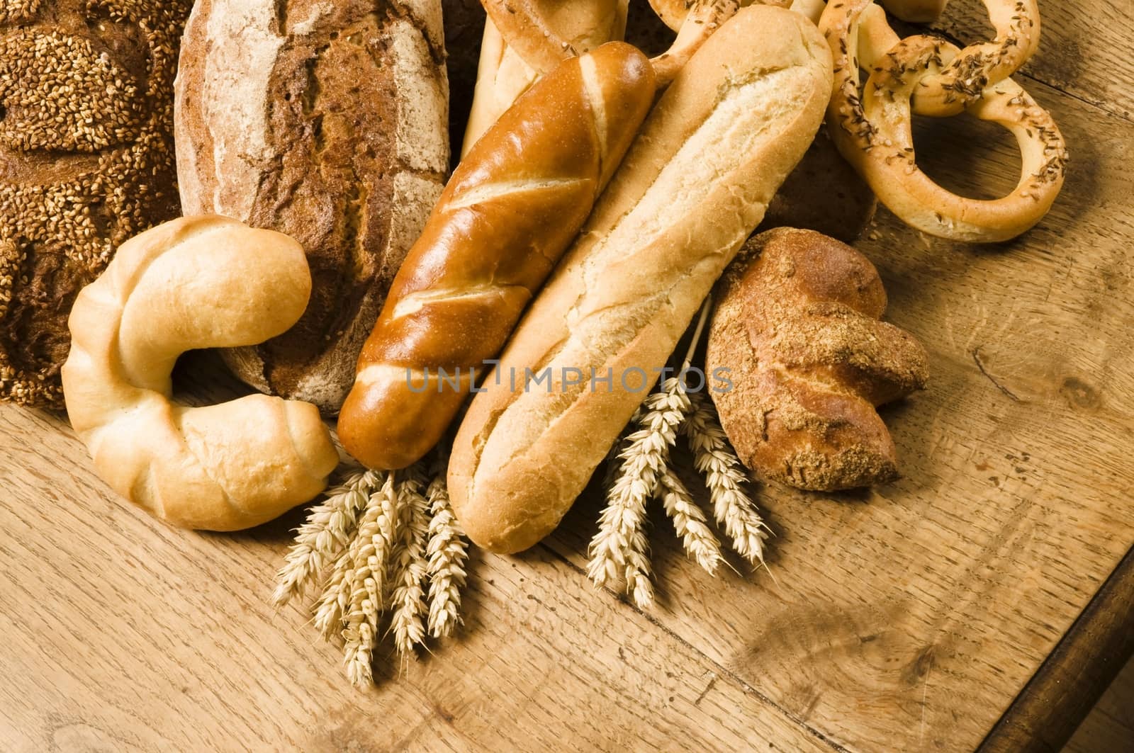 Variety of baked products - still life
