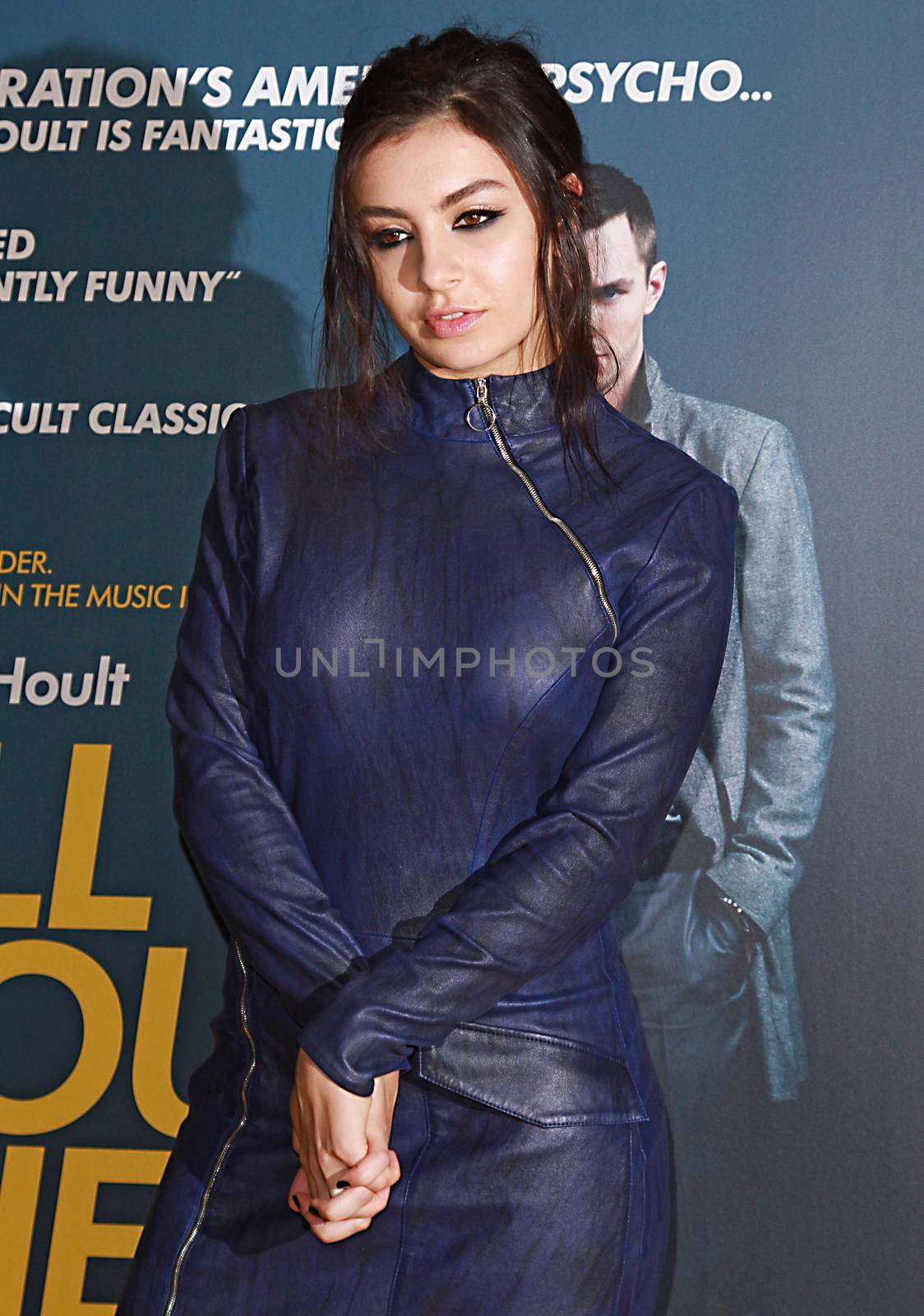 UK, London: Charli XCX arrives at the Curzon Soho movie theater in London, UK for a screening of Kill Your Friends on October 27, 2015.