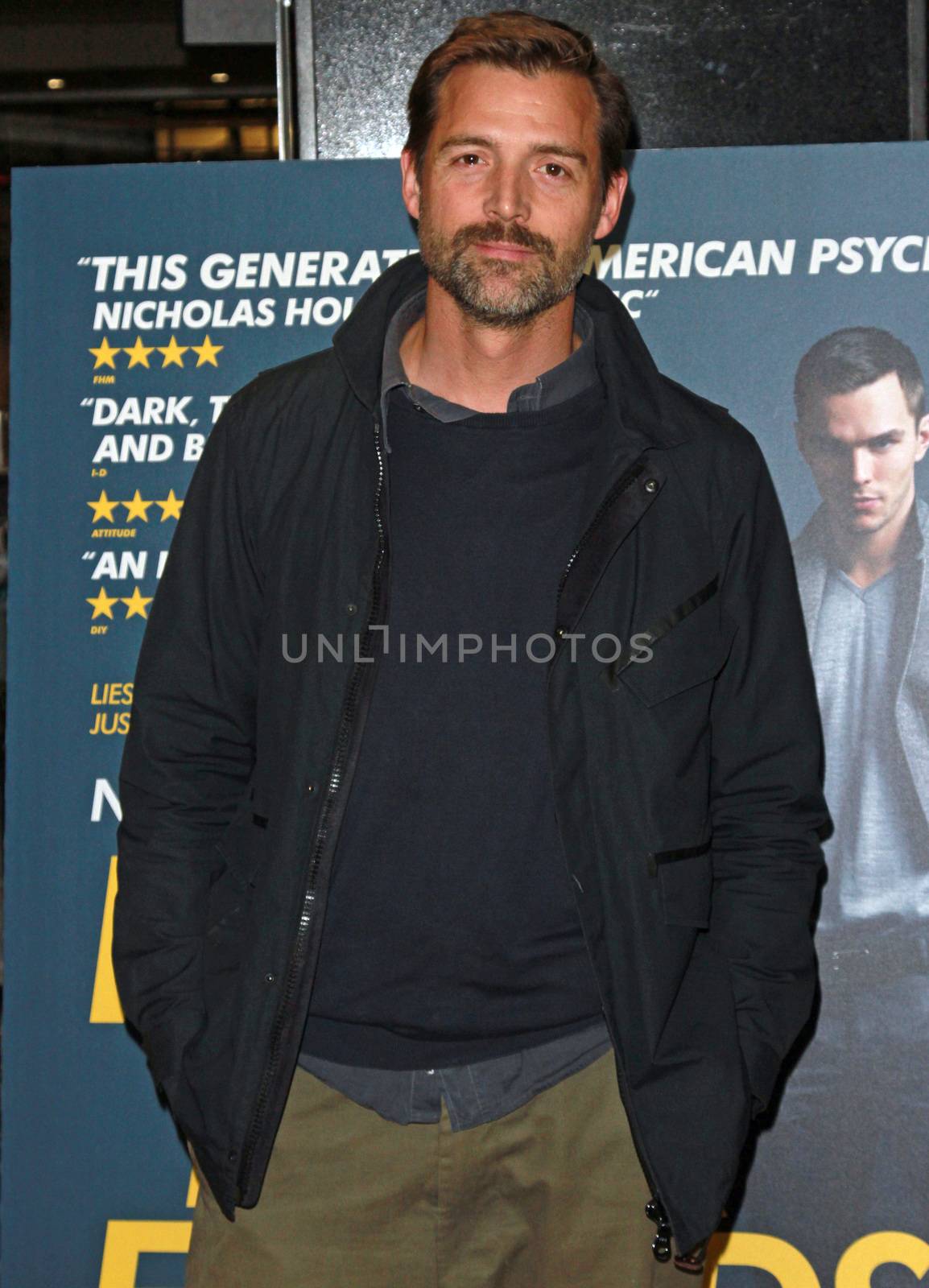 UK, London: Patrick Grant arrives at the Curzon Soho movie theater in London, UK for a screening of Kill Your Friends on October 27, 2015.