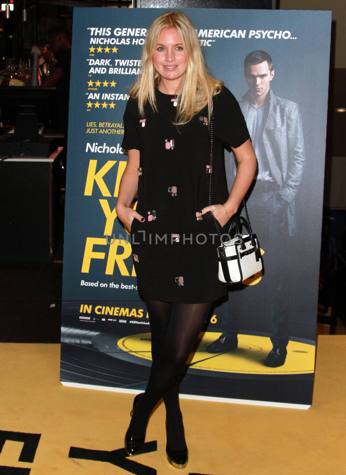 UK, London: Merissa Montgomery arrives at the Curzon Soho movie theater in London, UK for a screening of Kill Your Friends on October 27, 2015.