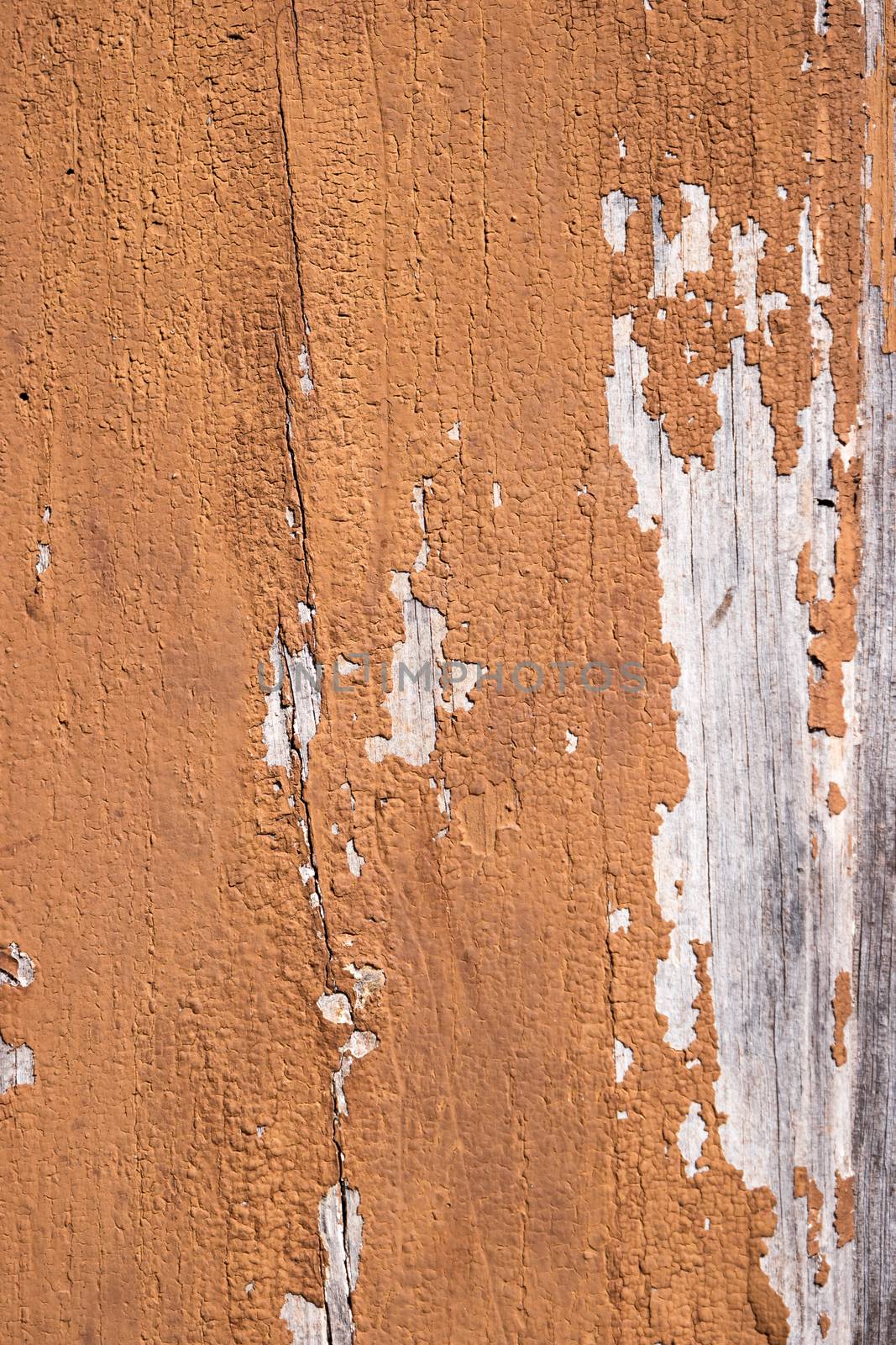 Part of a old woodboard texture painted on brown.