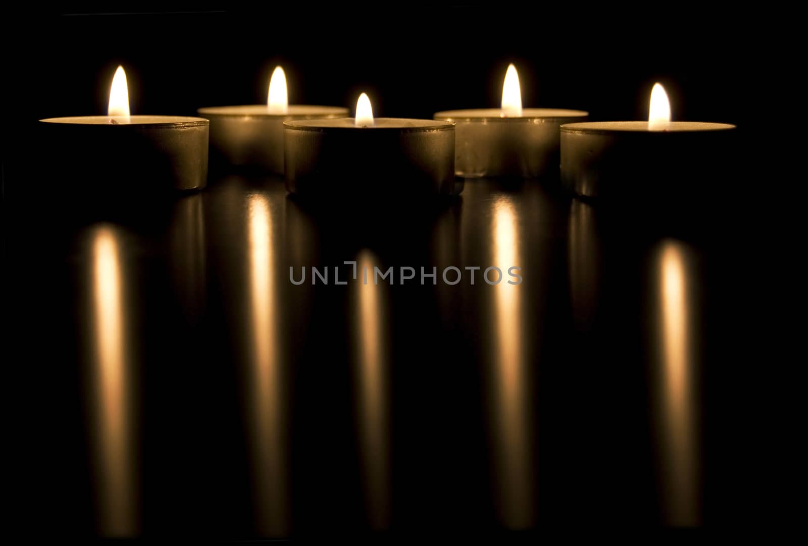 Candles conceptual image. Lots of candles.