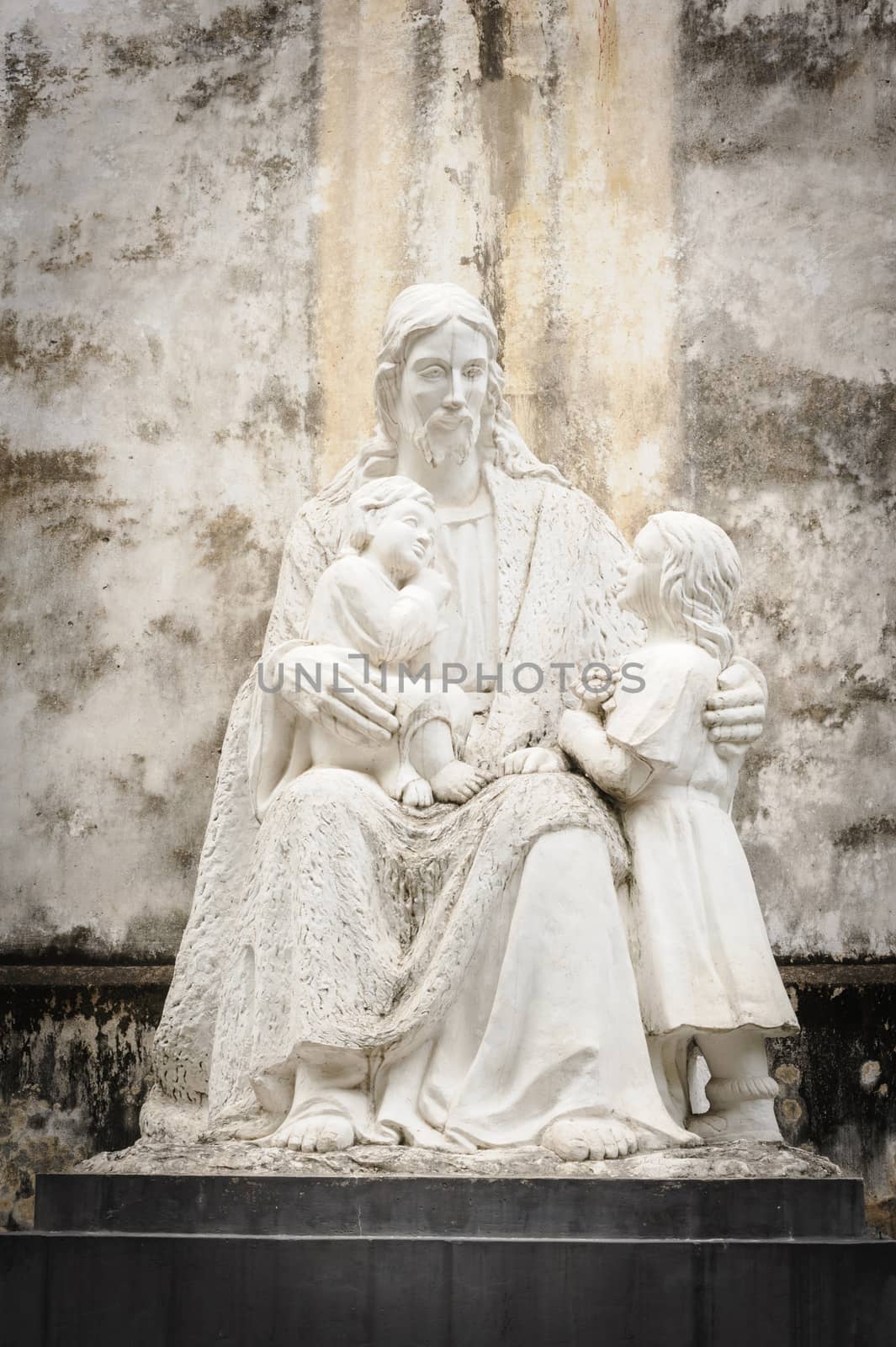 Statuary of Jesus Christ in the St. Joseph's Cathedral in Hoan K by ngungfoto