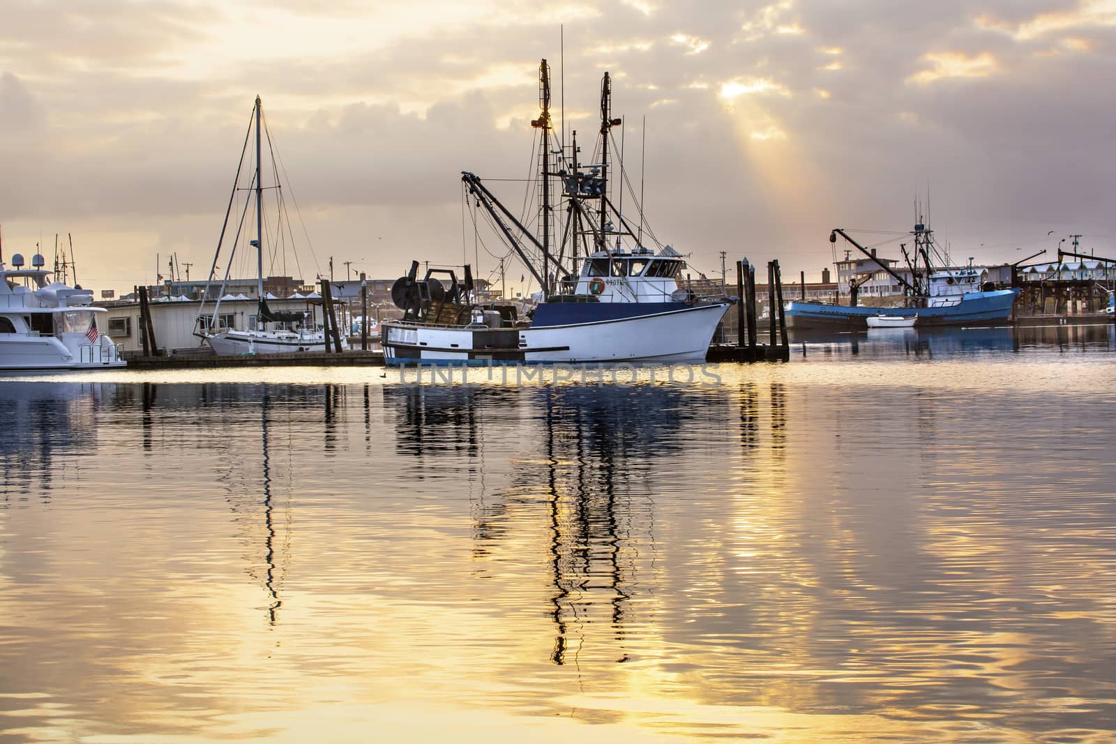 Large Fishing Boat Westport Grays Harbor Washington State by bill_perry