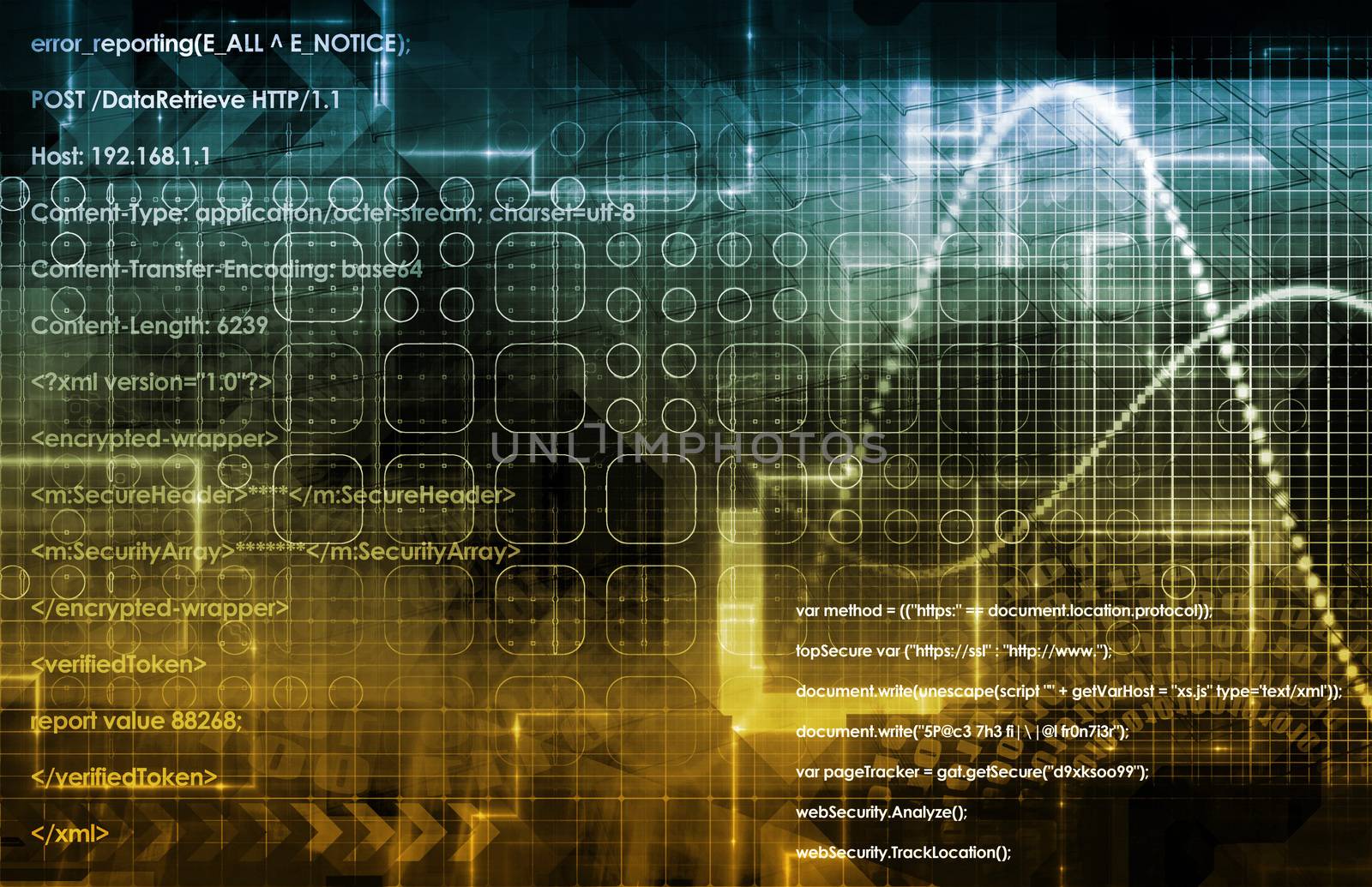 Internet Concept Background with Digital Concept Abstract