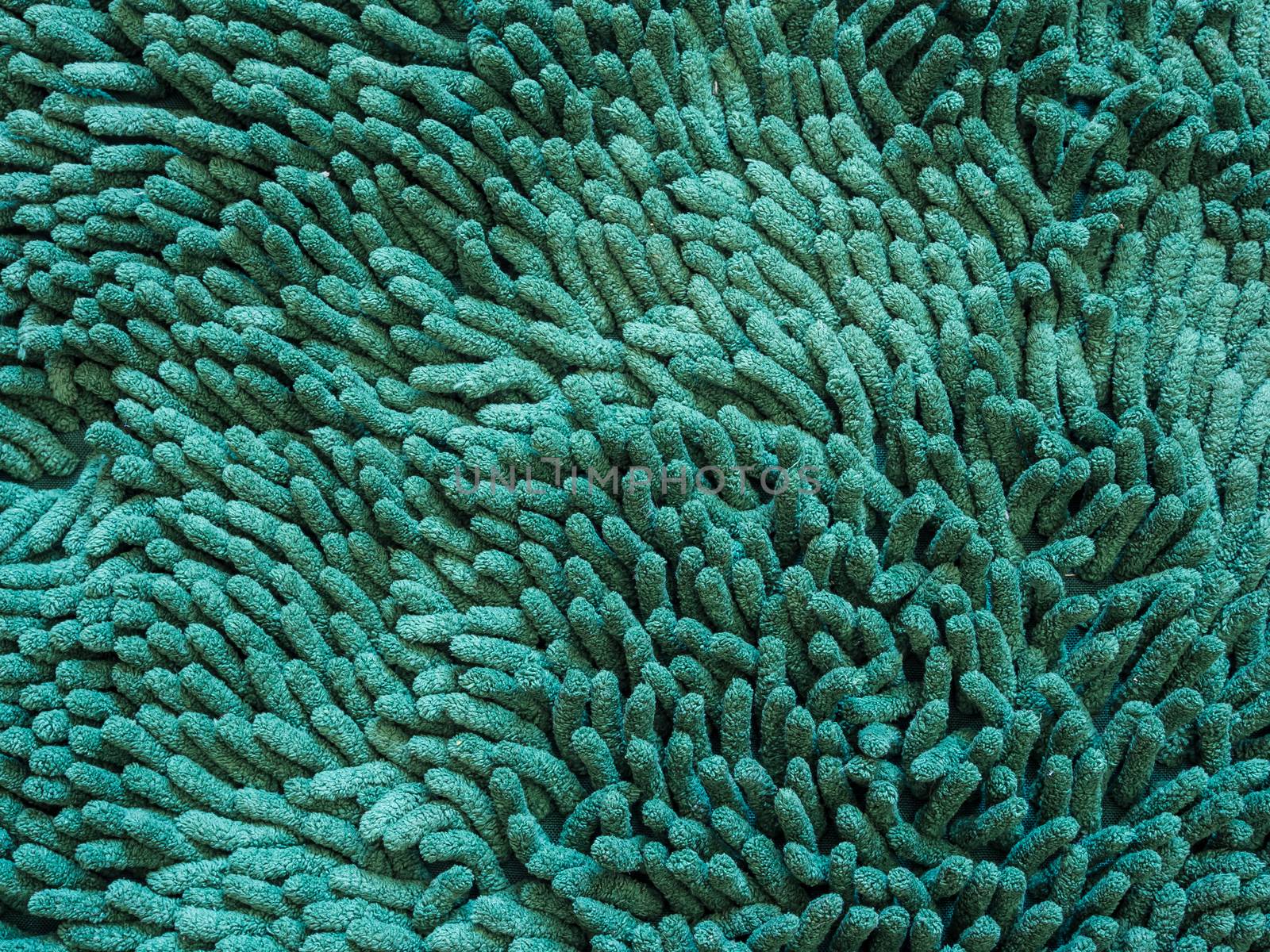 green carpet fiber hair texture background