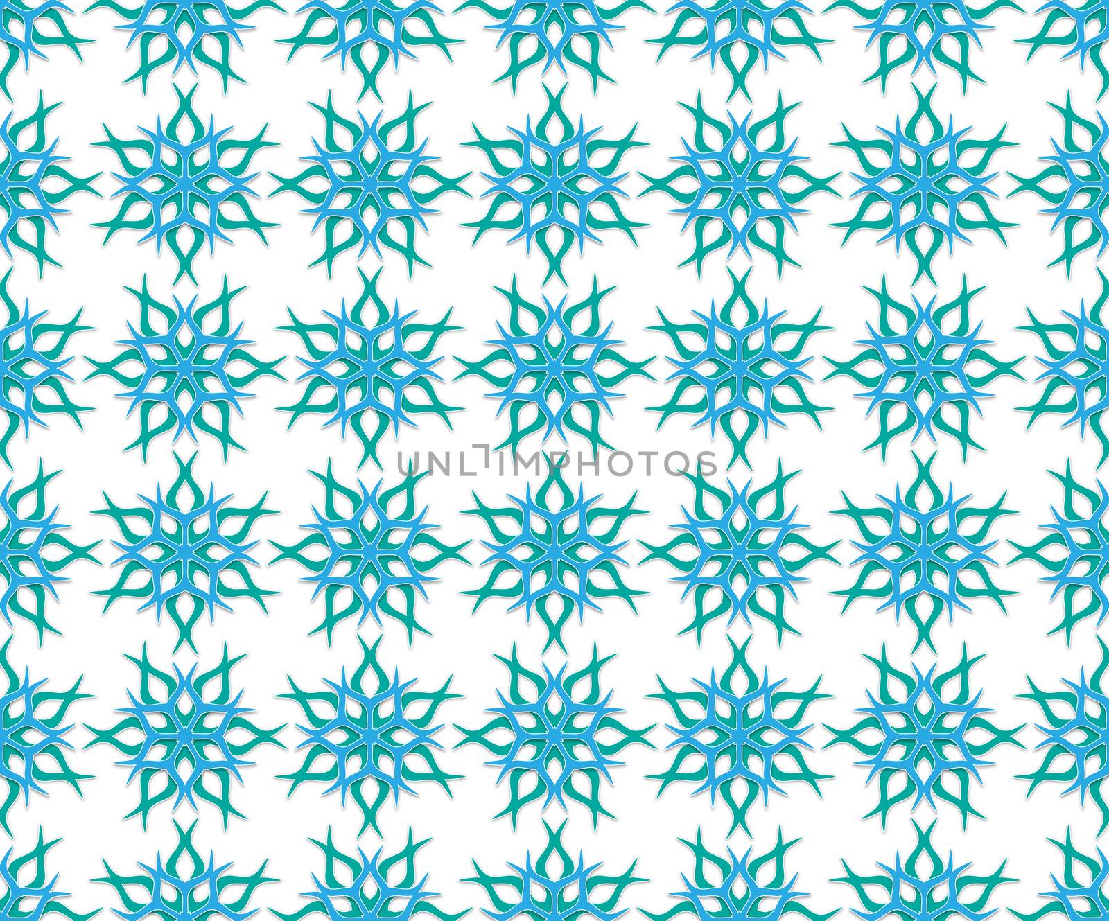 background or textile abstract floral pattern starry