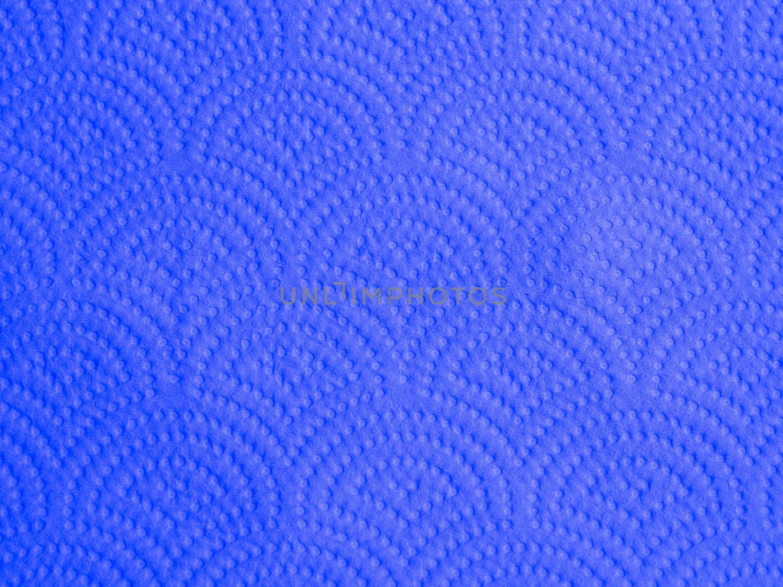 texture of deep blue kitchen paper towel . Use for background