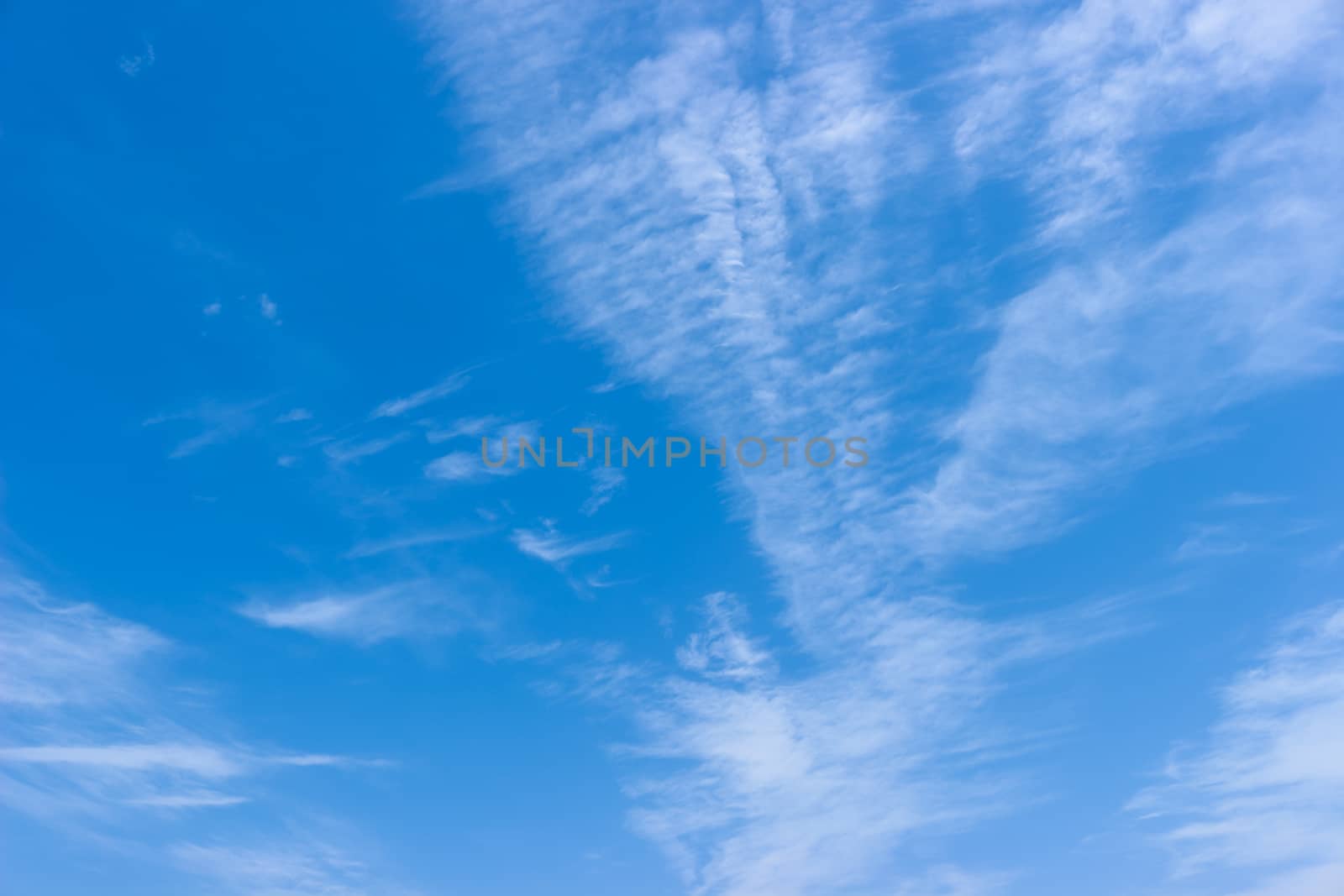 image of blue sky with white cloud use for background