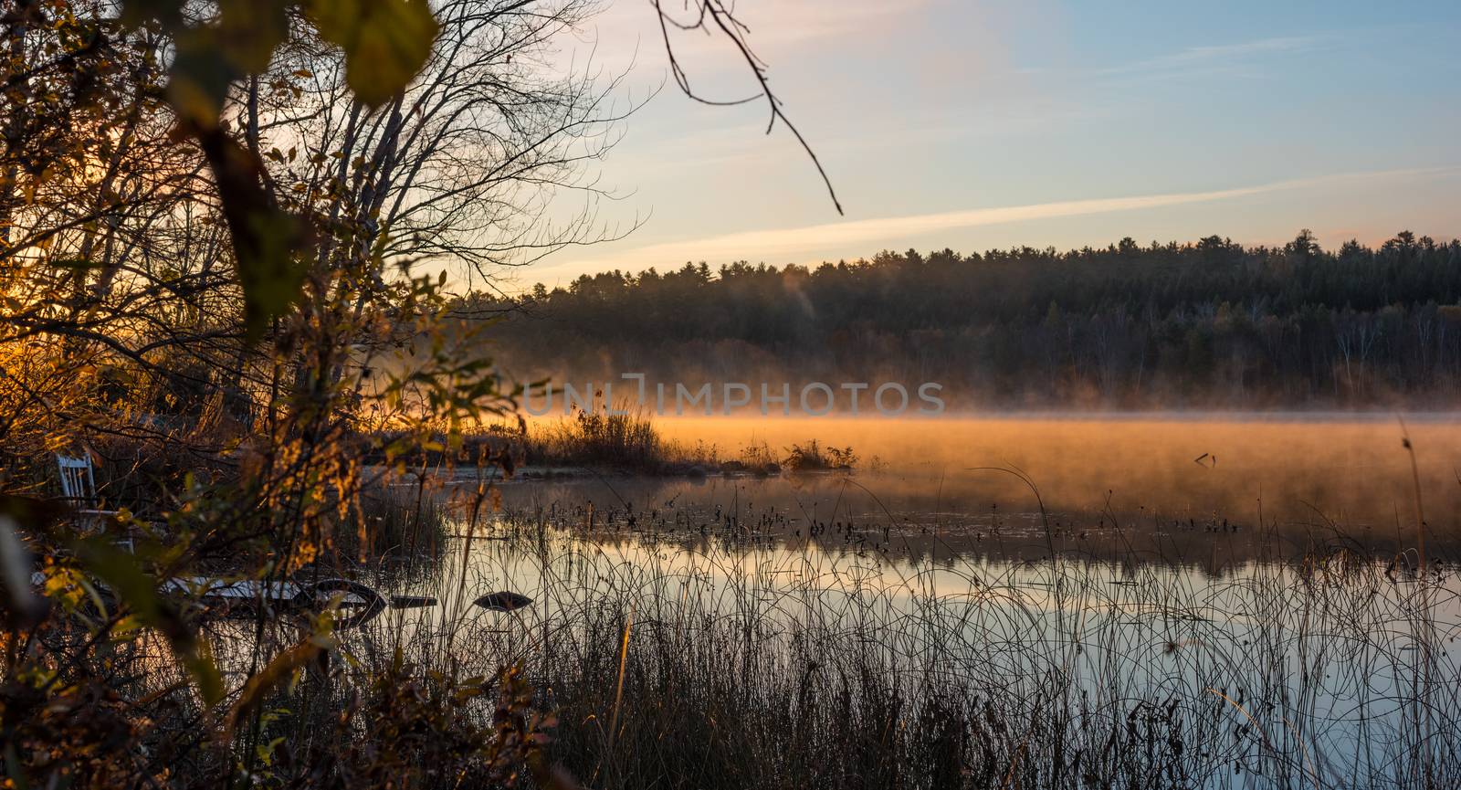 A seat for October morning on a Lake in Northern Canada. by valleyboi63