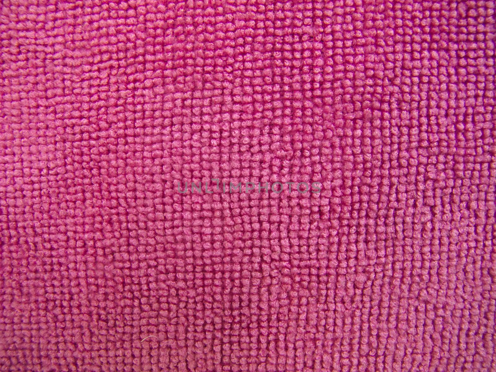 Pink towel texture, cloth background