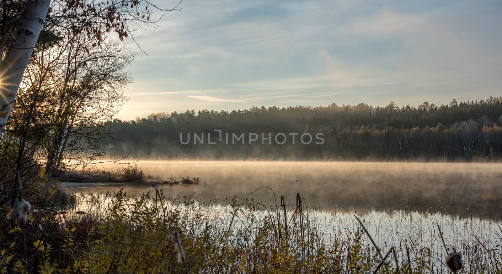 A seat for October morning on a Lake in Northern Canada. by valleyboi63