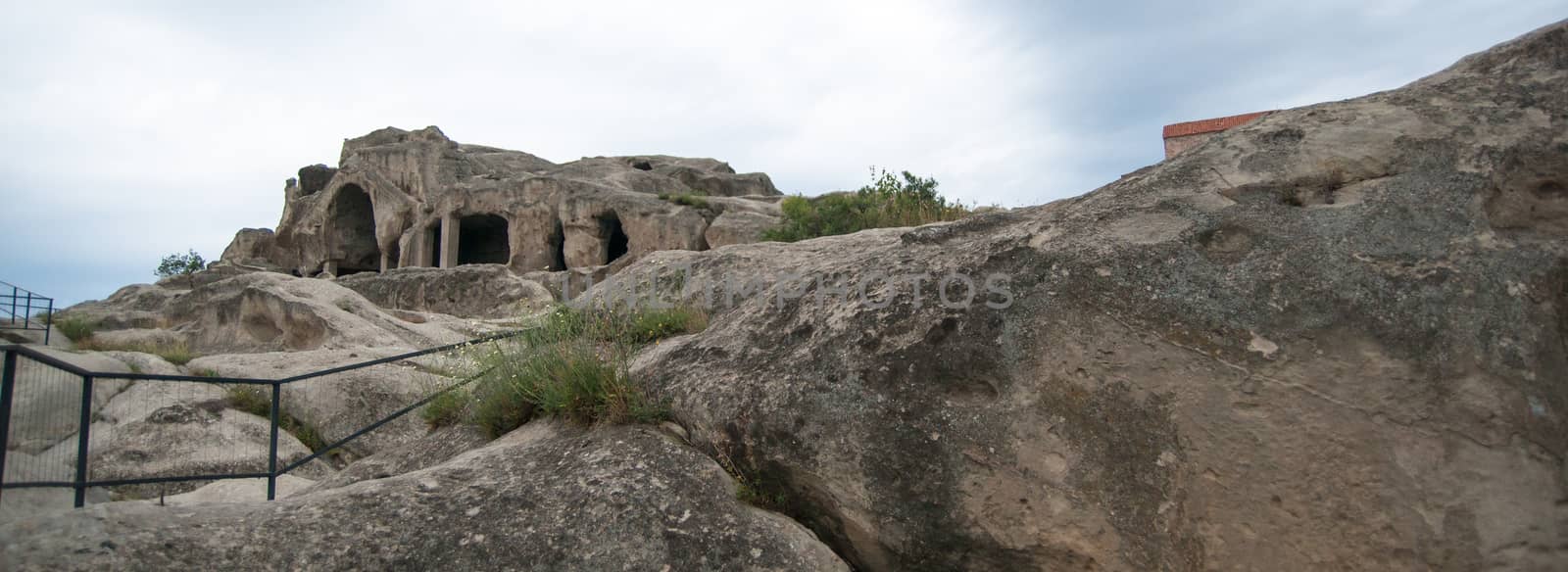 Uplistsikhe ancient rock-hewn town by javax