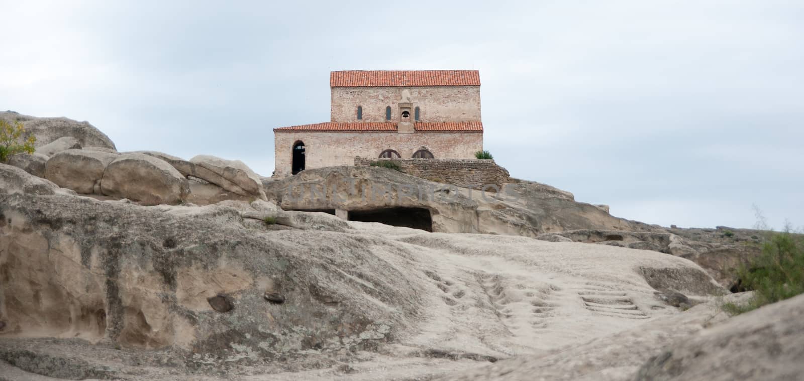 Uplistsikhe ancient rock-hewn town by javax