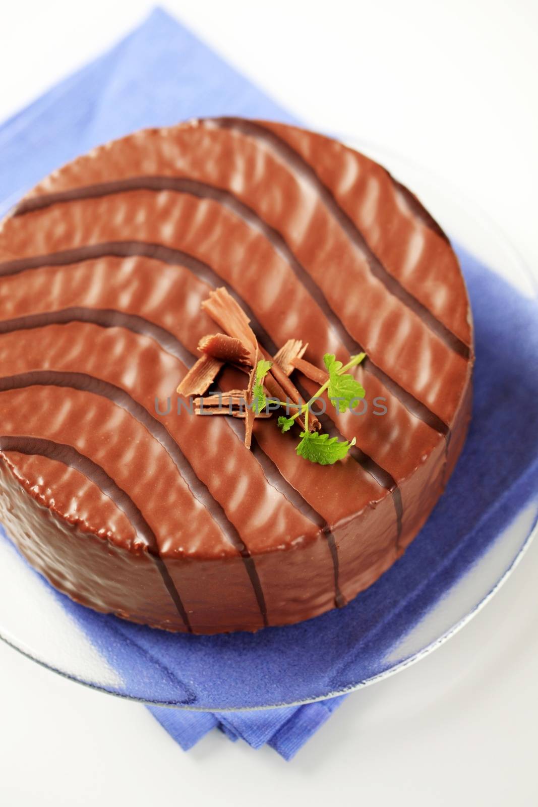 Chocolate glazed cake by Digifoodstock