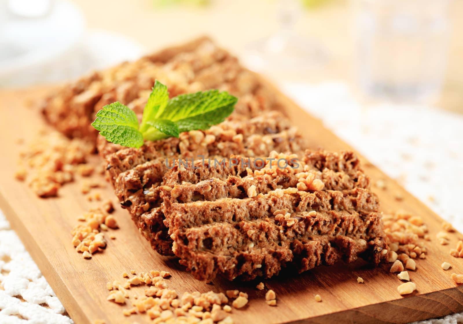 Crispy  nut and seed cookies