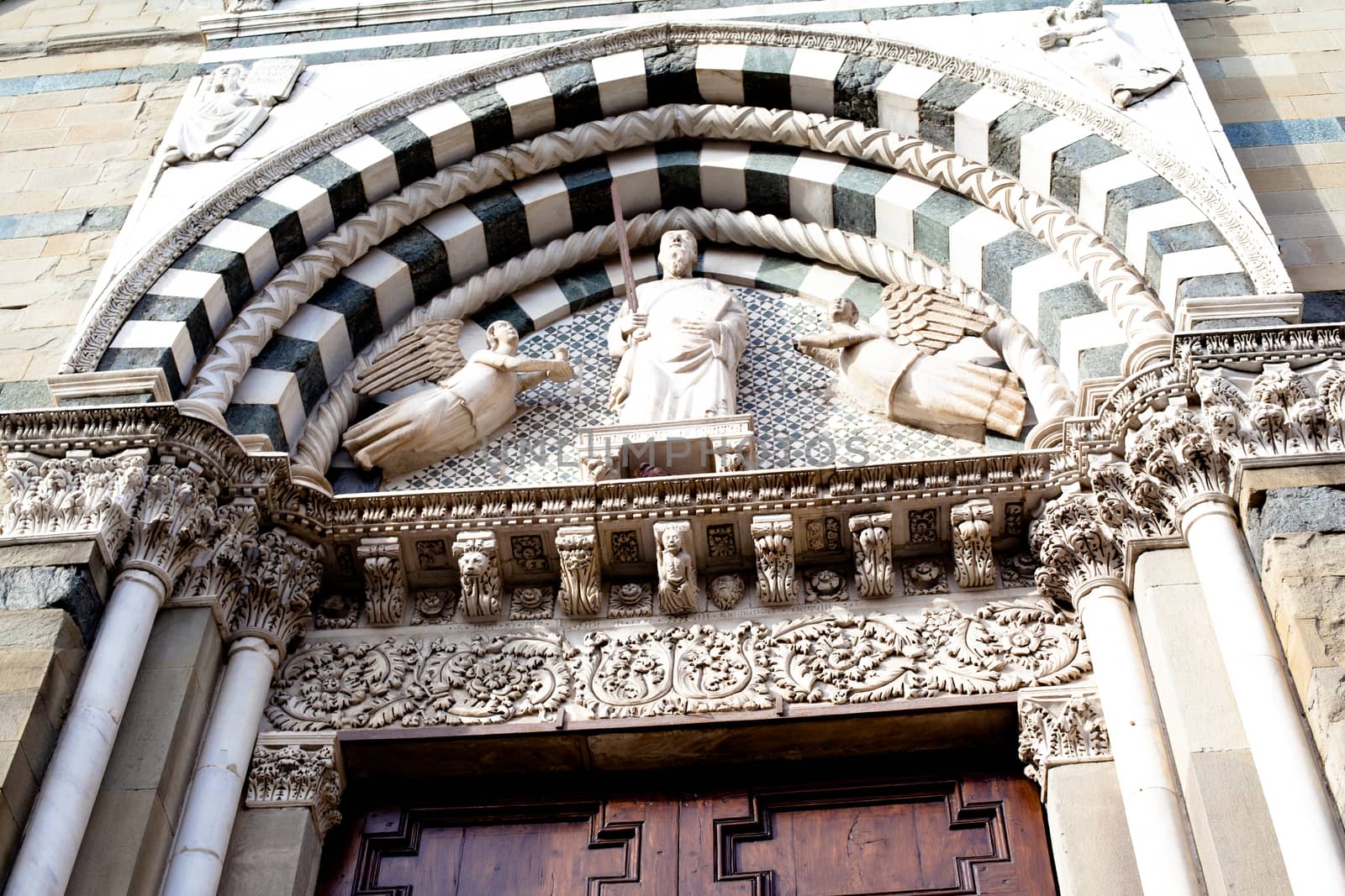 An old medieval roman church in Pistoia
