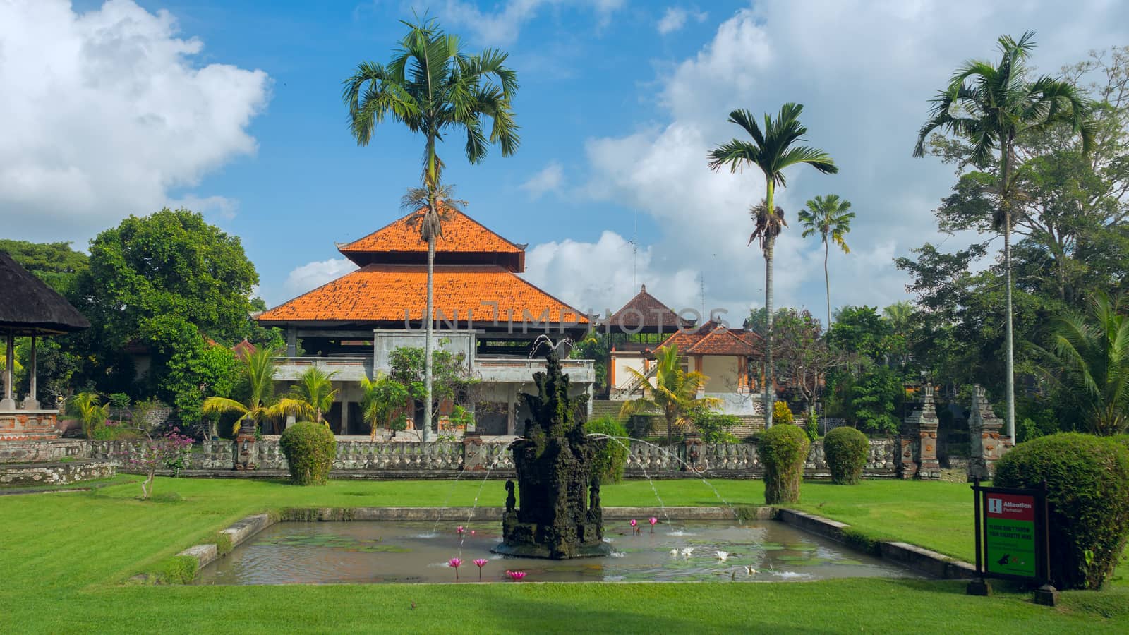 Ancient palace on the island of Bali