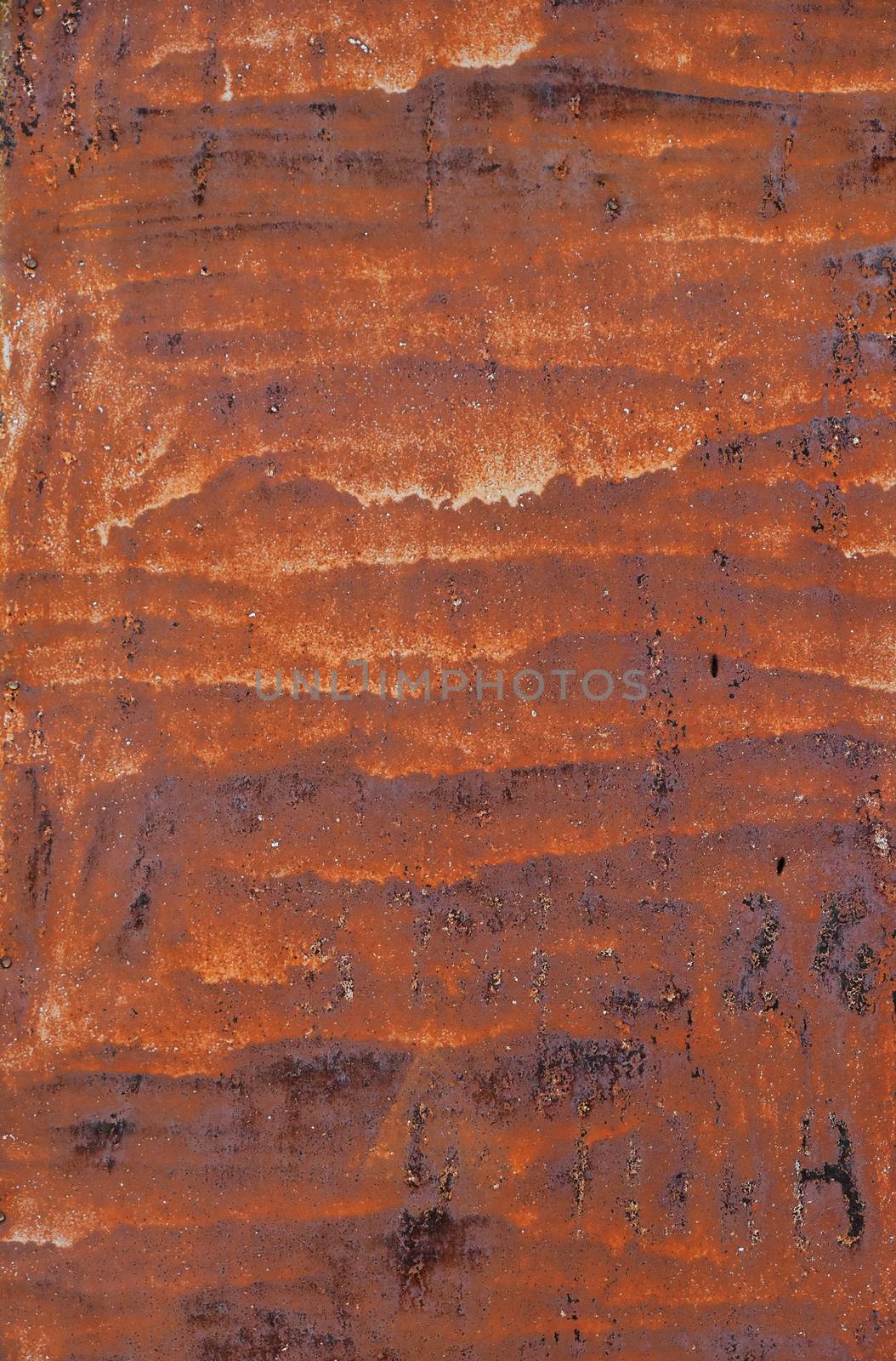 Bright rust stained corroded metal surface by BreakingTheWalls