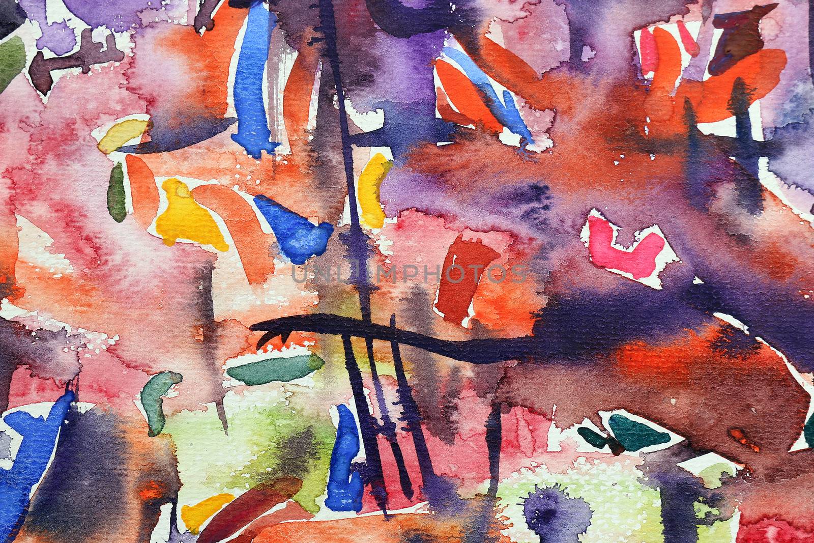 watercolor abstract image , use for background