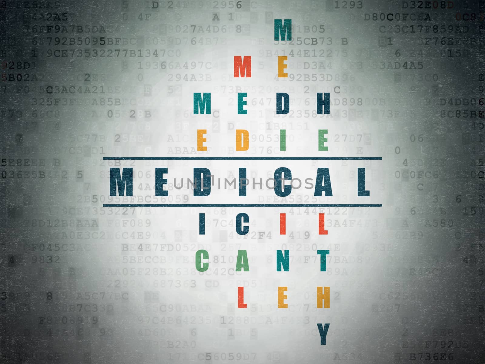 Health concept: Medical in Crossword Puzzle by maxkabakov