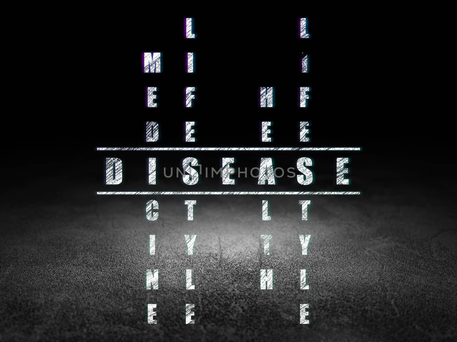 Medicine concept: Disease in Crossword Puzzle by maxkabakov
