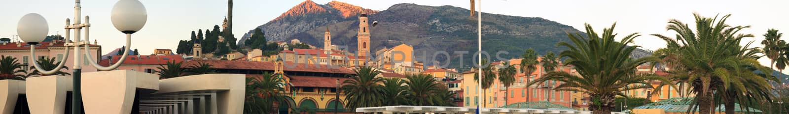 Menton Sunset, France by bensib